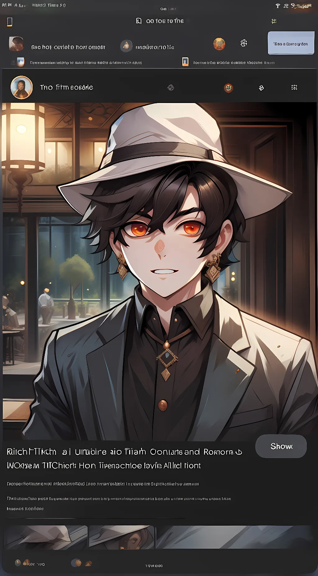 ai character: Muzan Kibutsuji background