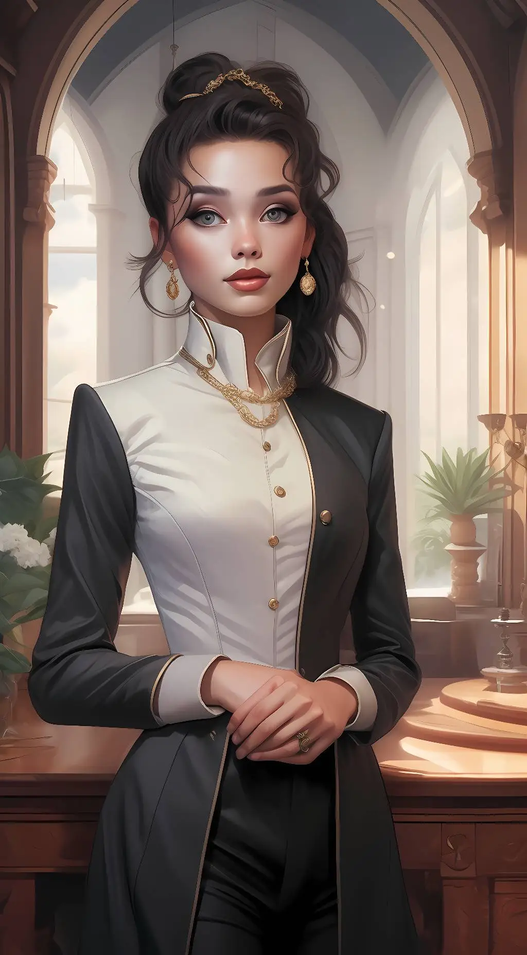 ai character: Luna84 background