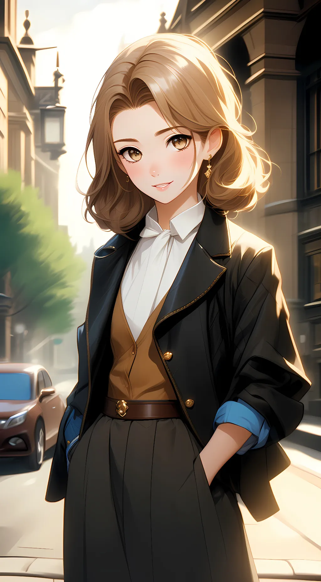 ai character: Emilia James background