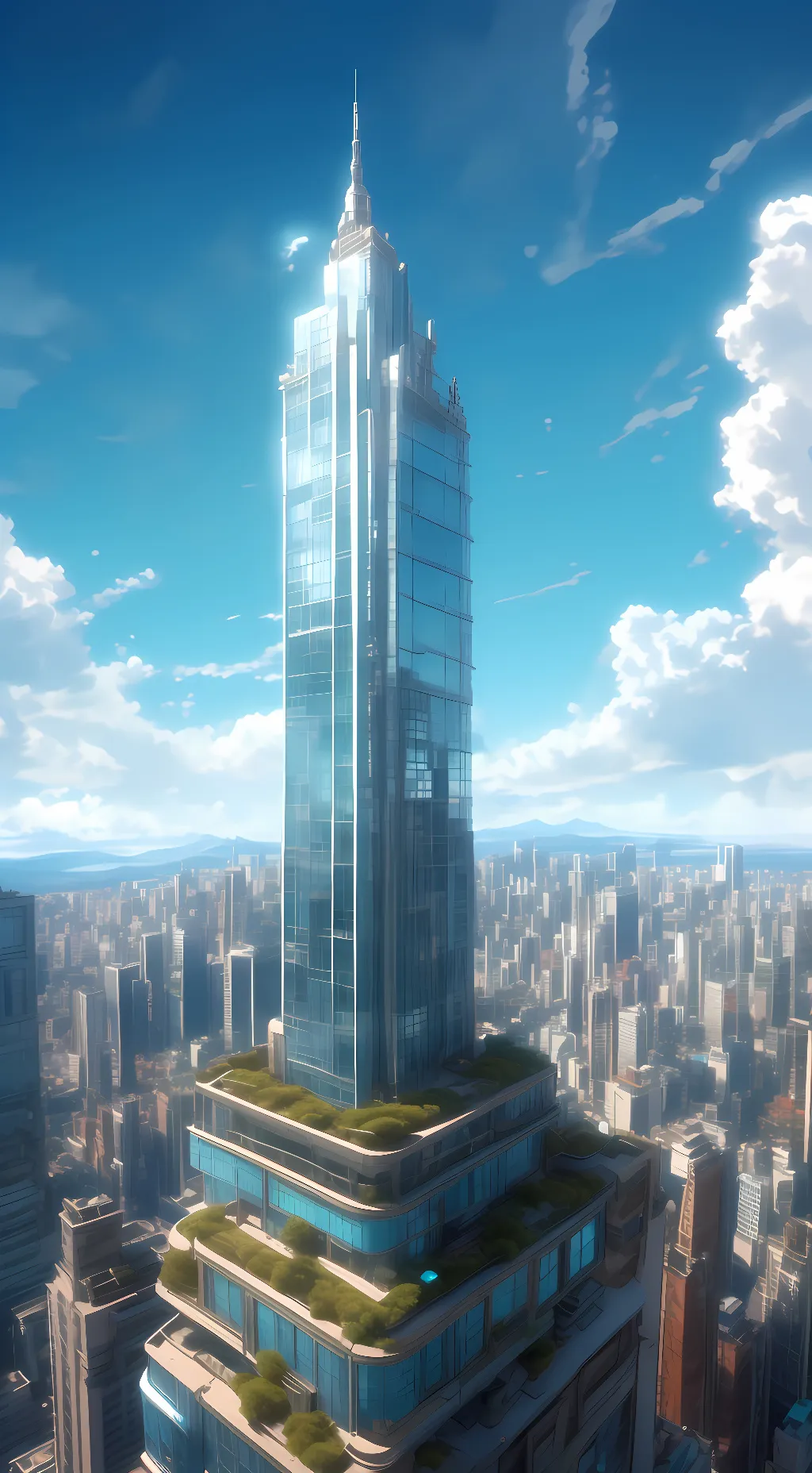 ai character: Highrise invasion background