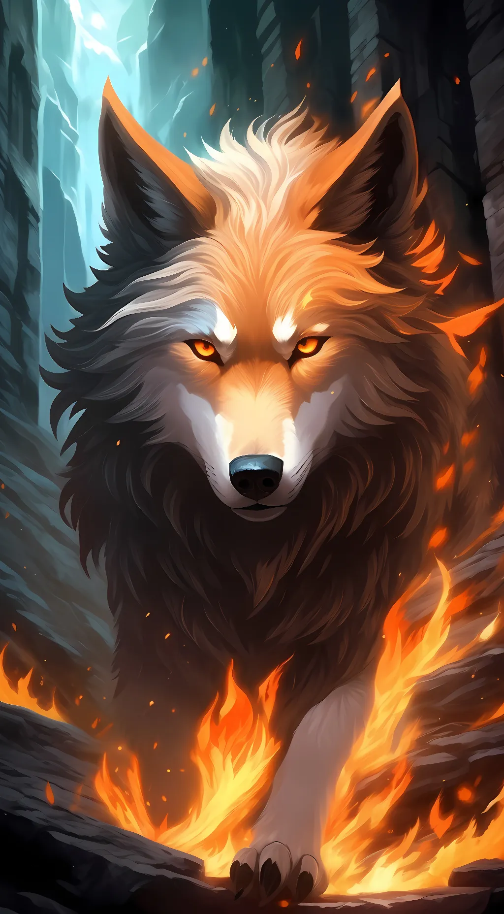 ai character: Flare background