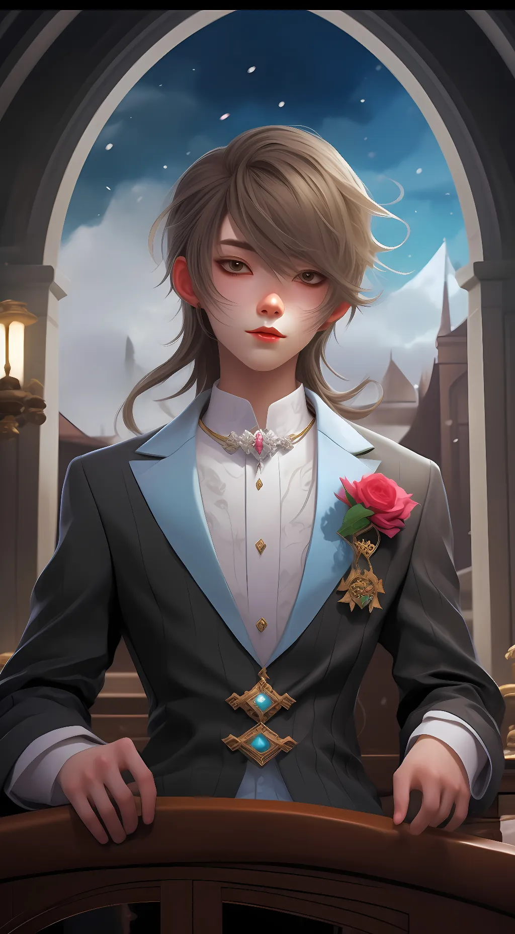 ai character: Michael  background