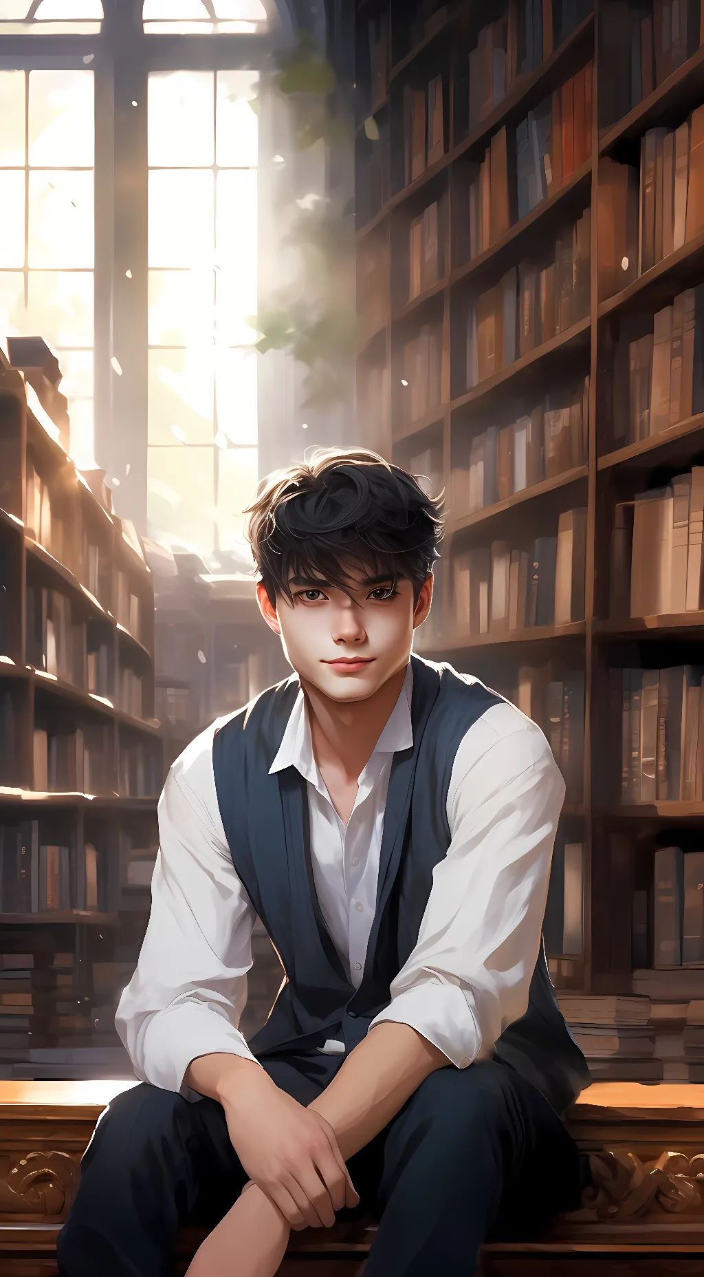 ai character: Cullen Row  background