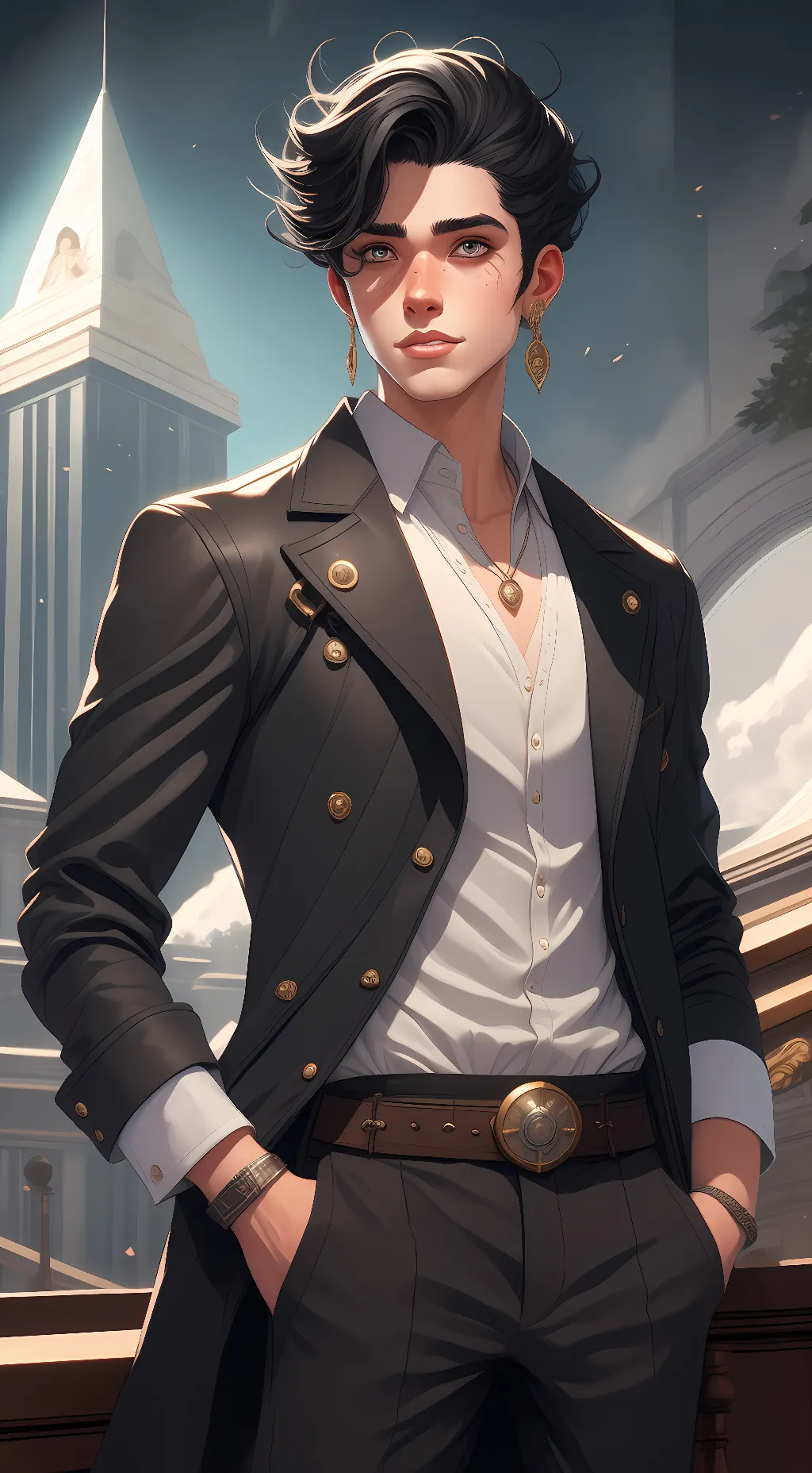 ai character: Levi background