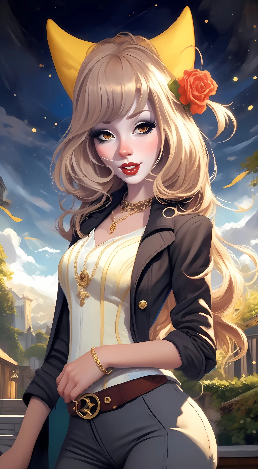 ai character: Brittany  background