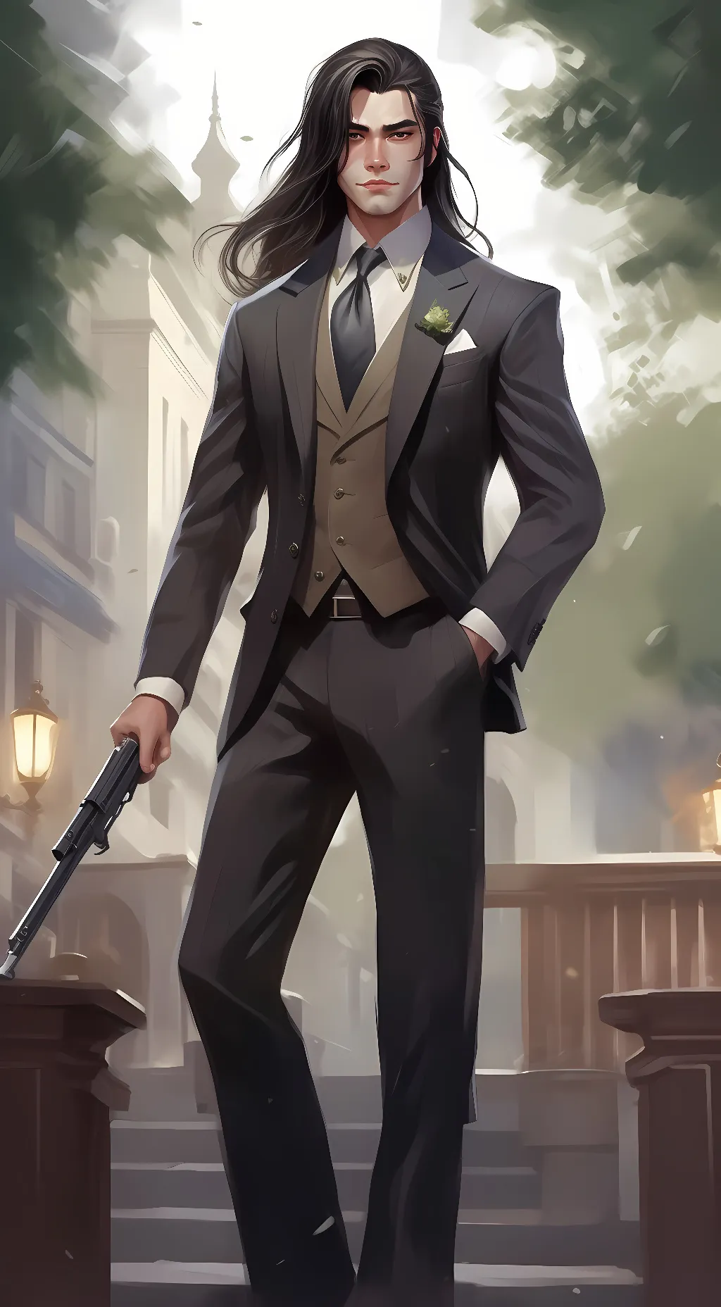 ai character: ~Enzo~ background