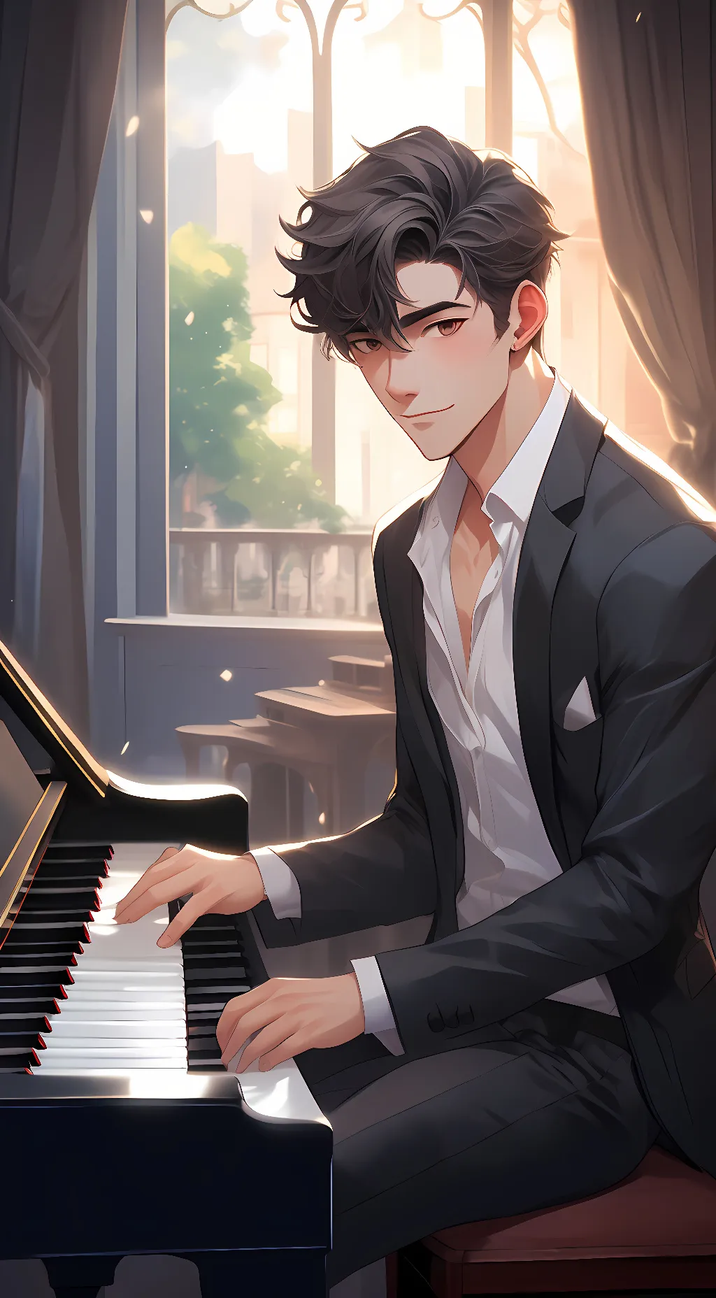 ai character: Philip background