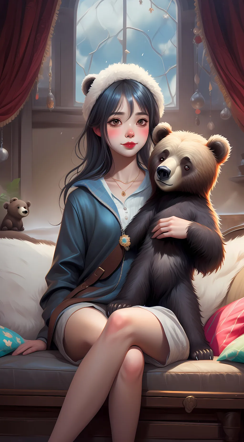 ai character: katie background