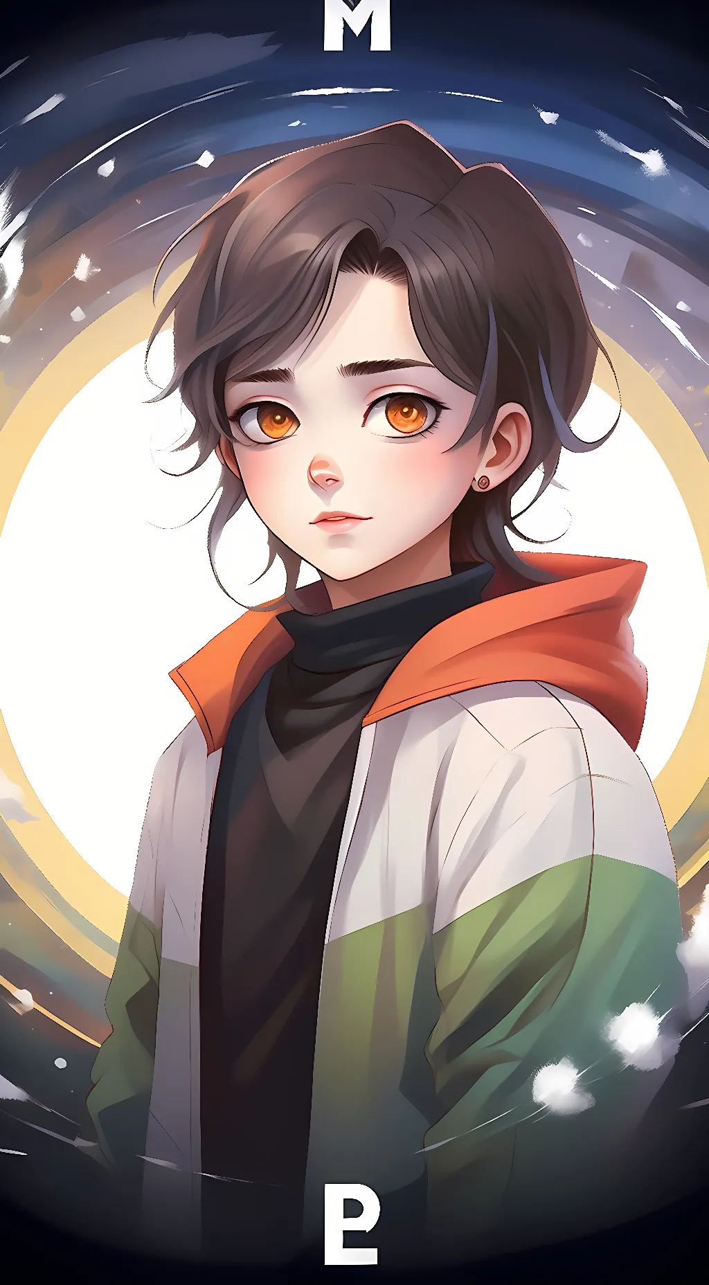 ai character: tanjiro  background