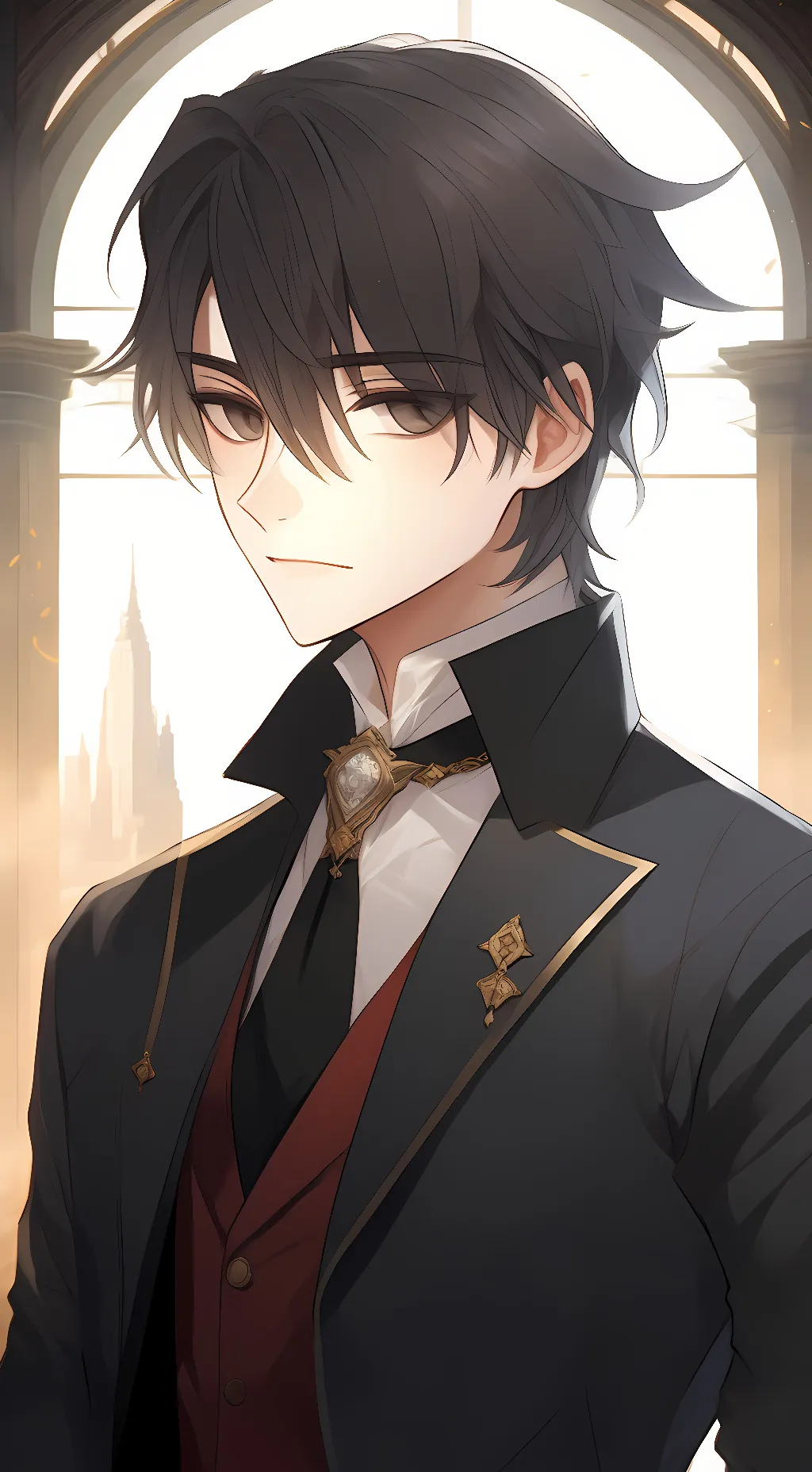 ai character: Male Yandere background