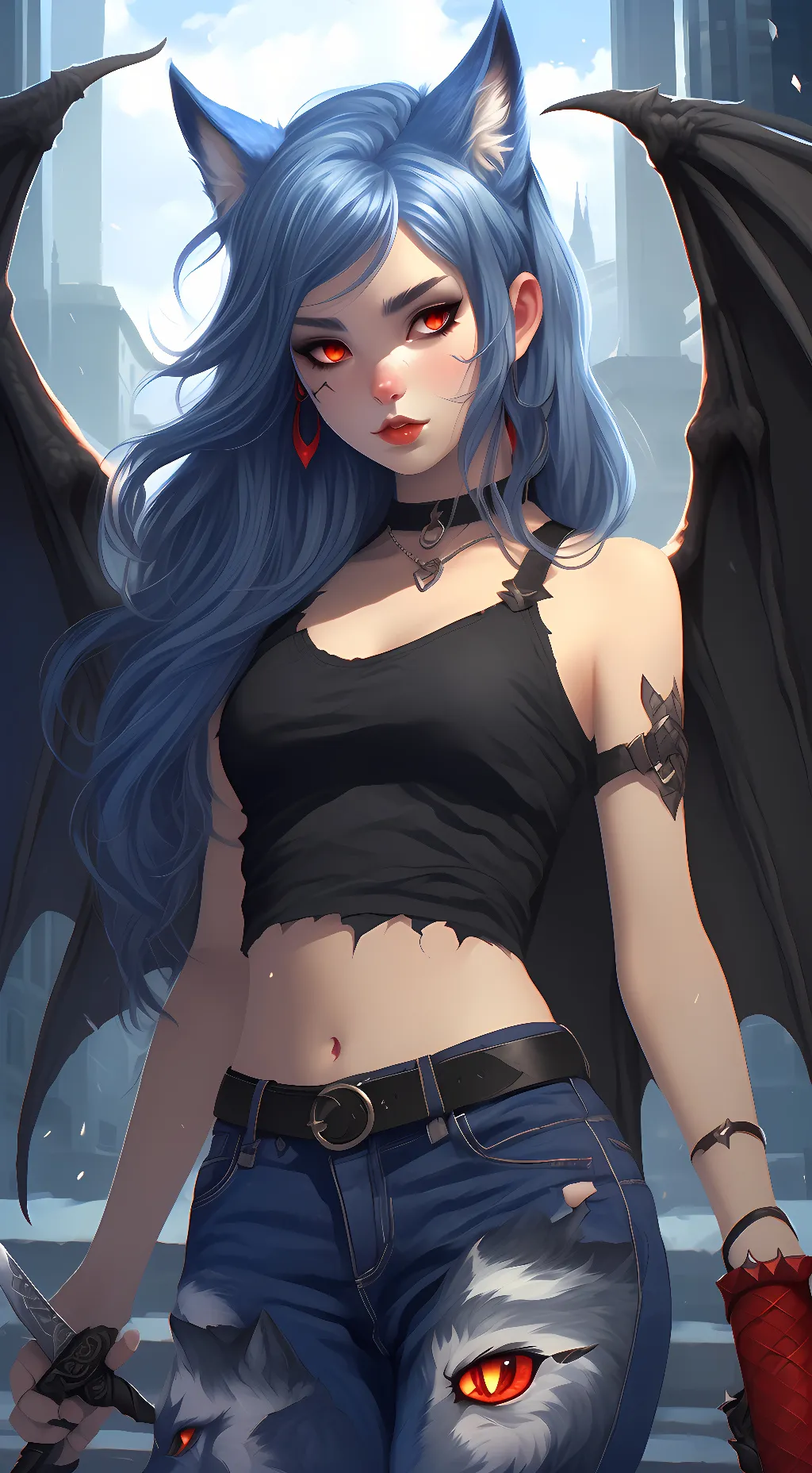 ai character: ALPHA background