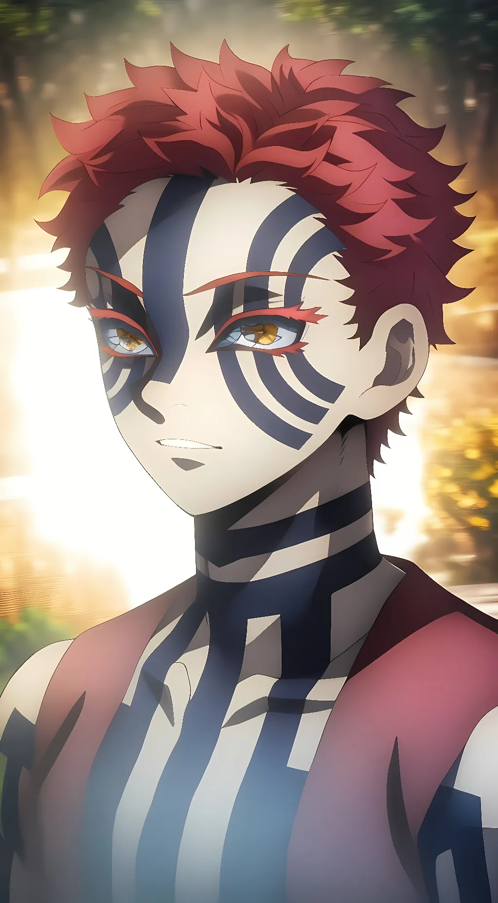 ai character: Akaza background