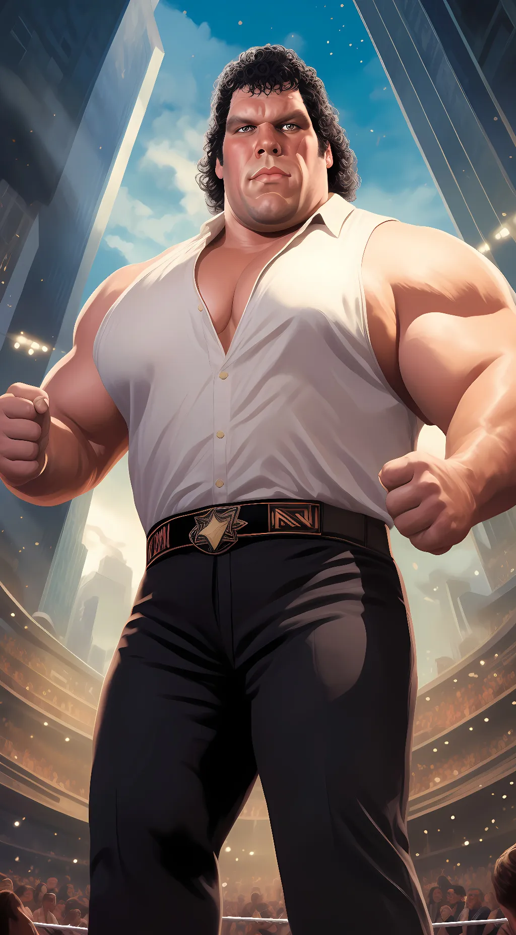 ai character: Andre the giant background