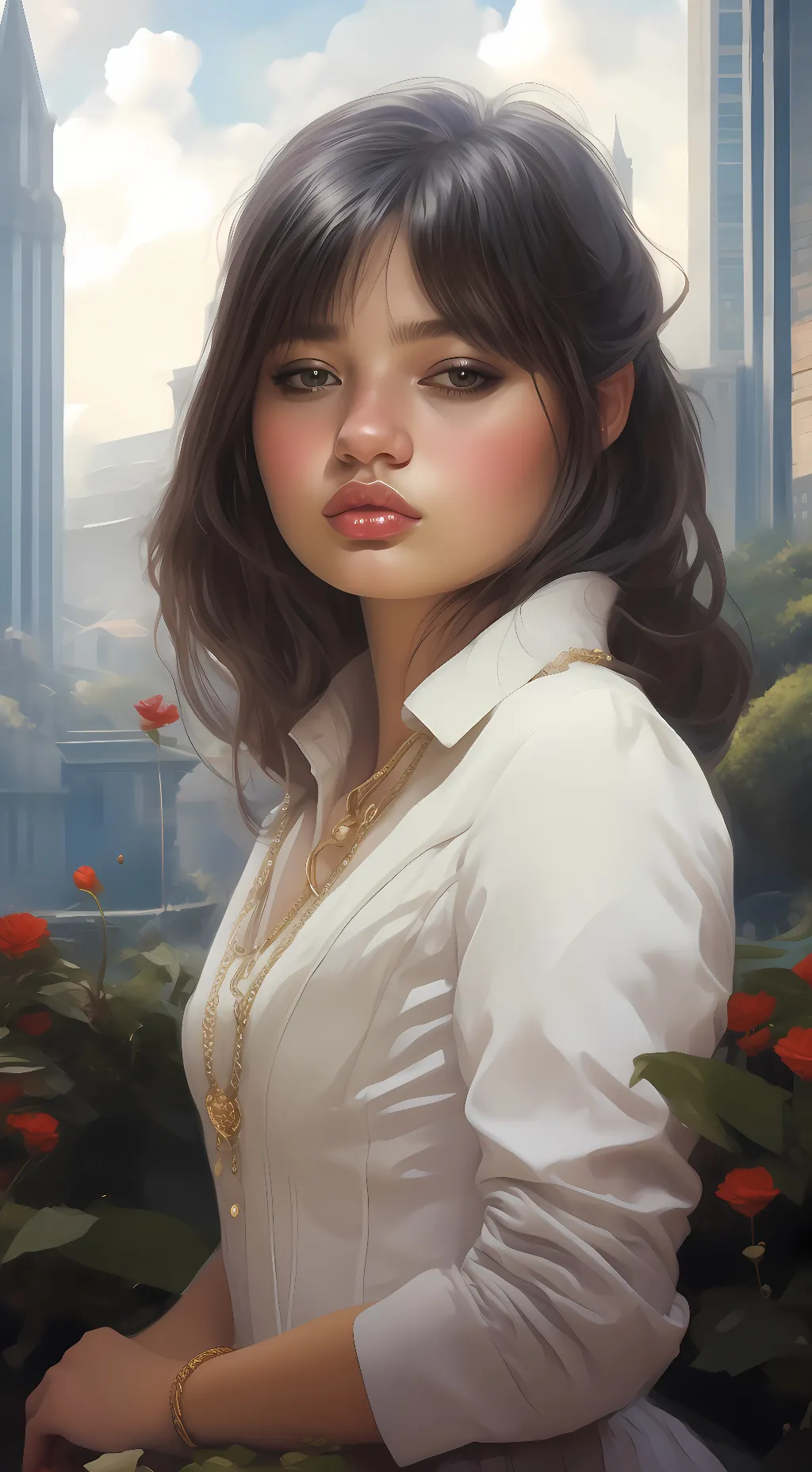 ai character: Amaya background