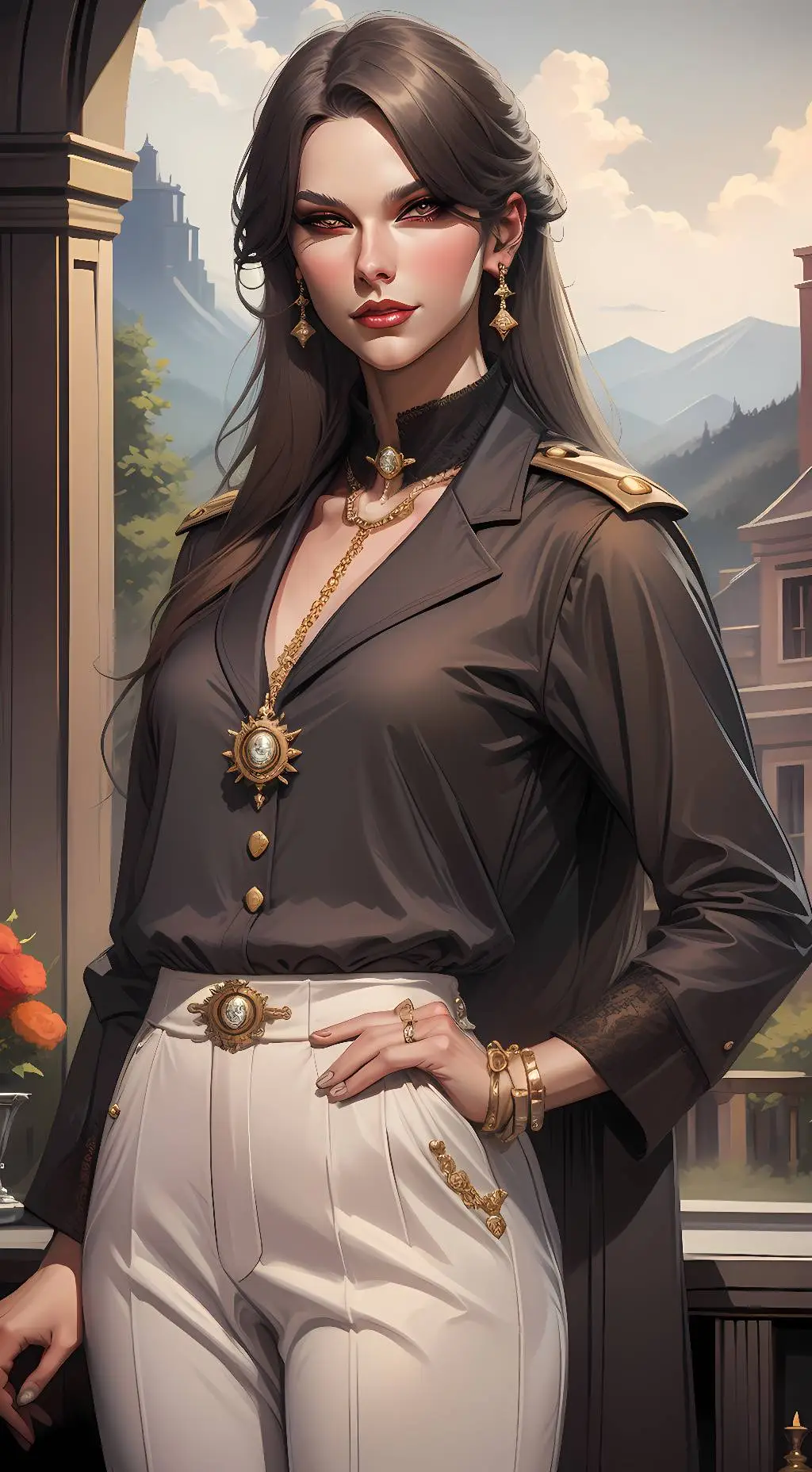 ai character: Selene background