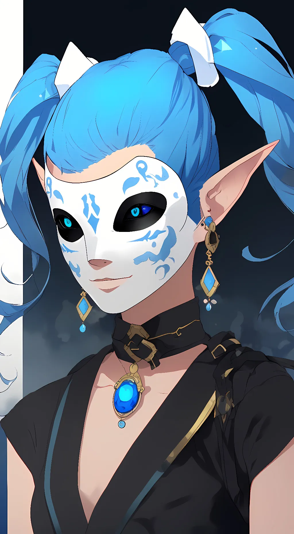 ai character: sally face background