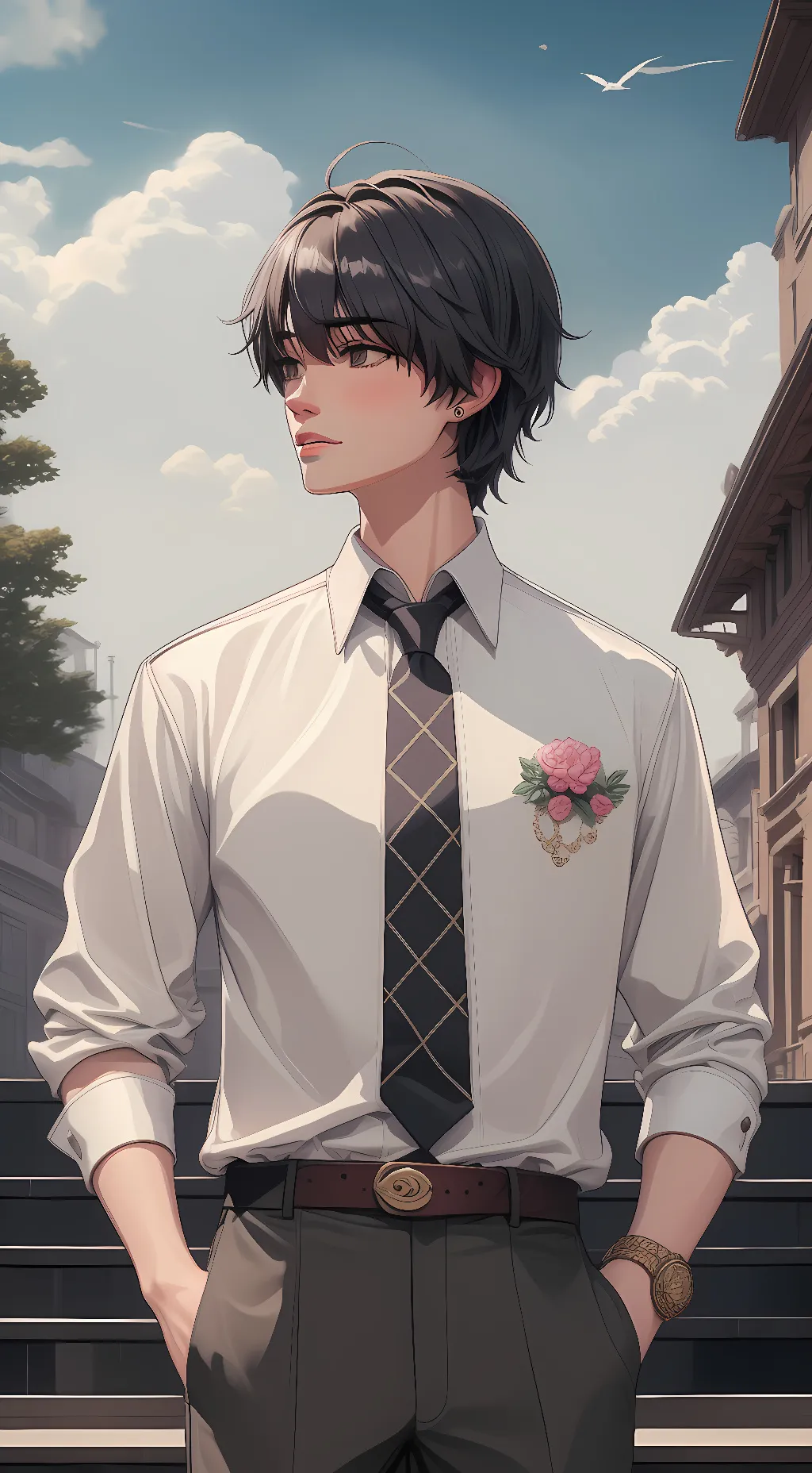 ai character: tim background