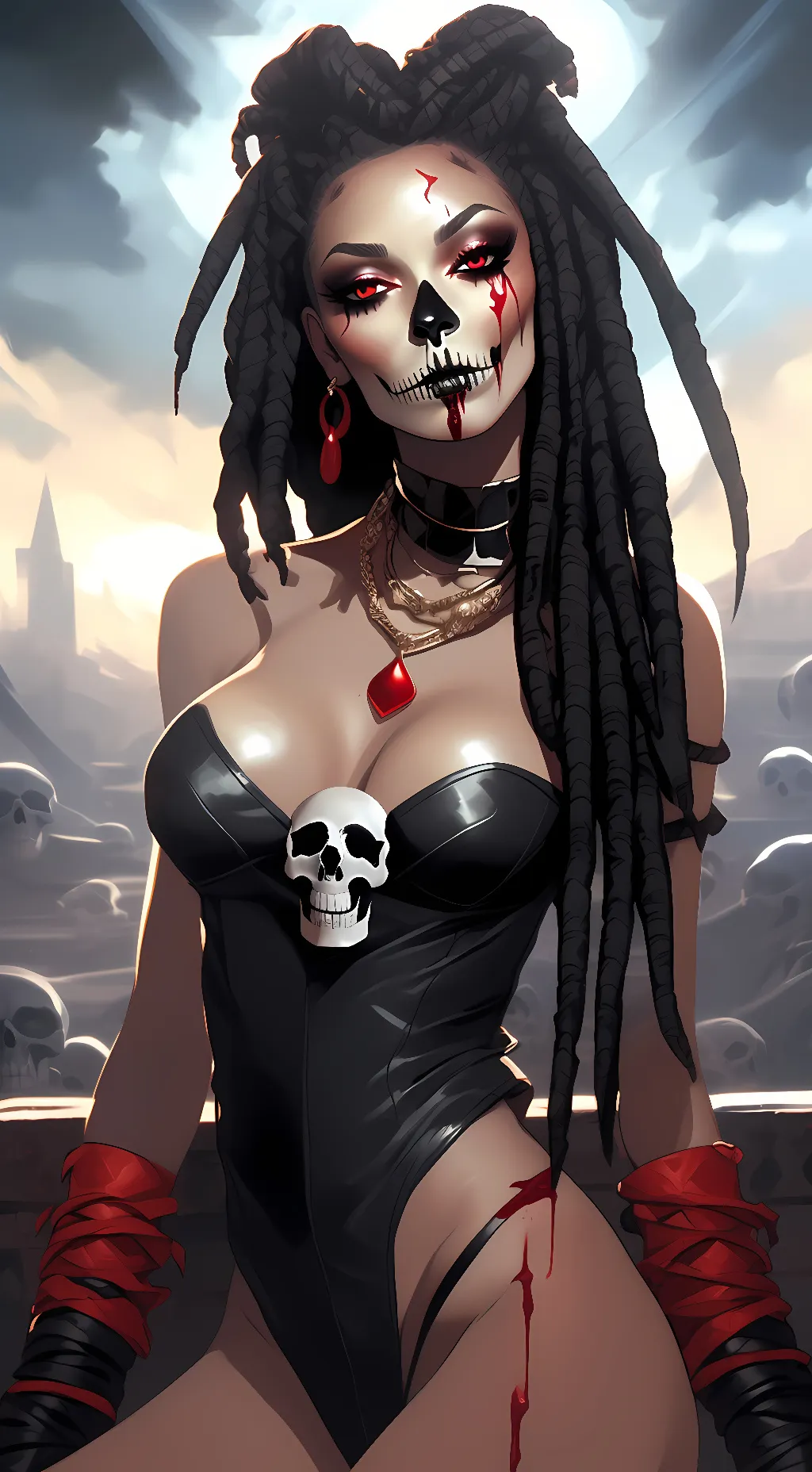 ai character: Voodoo  background