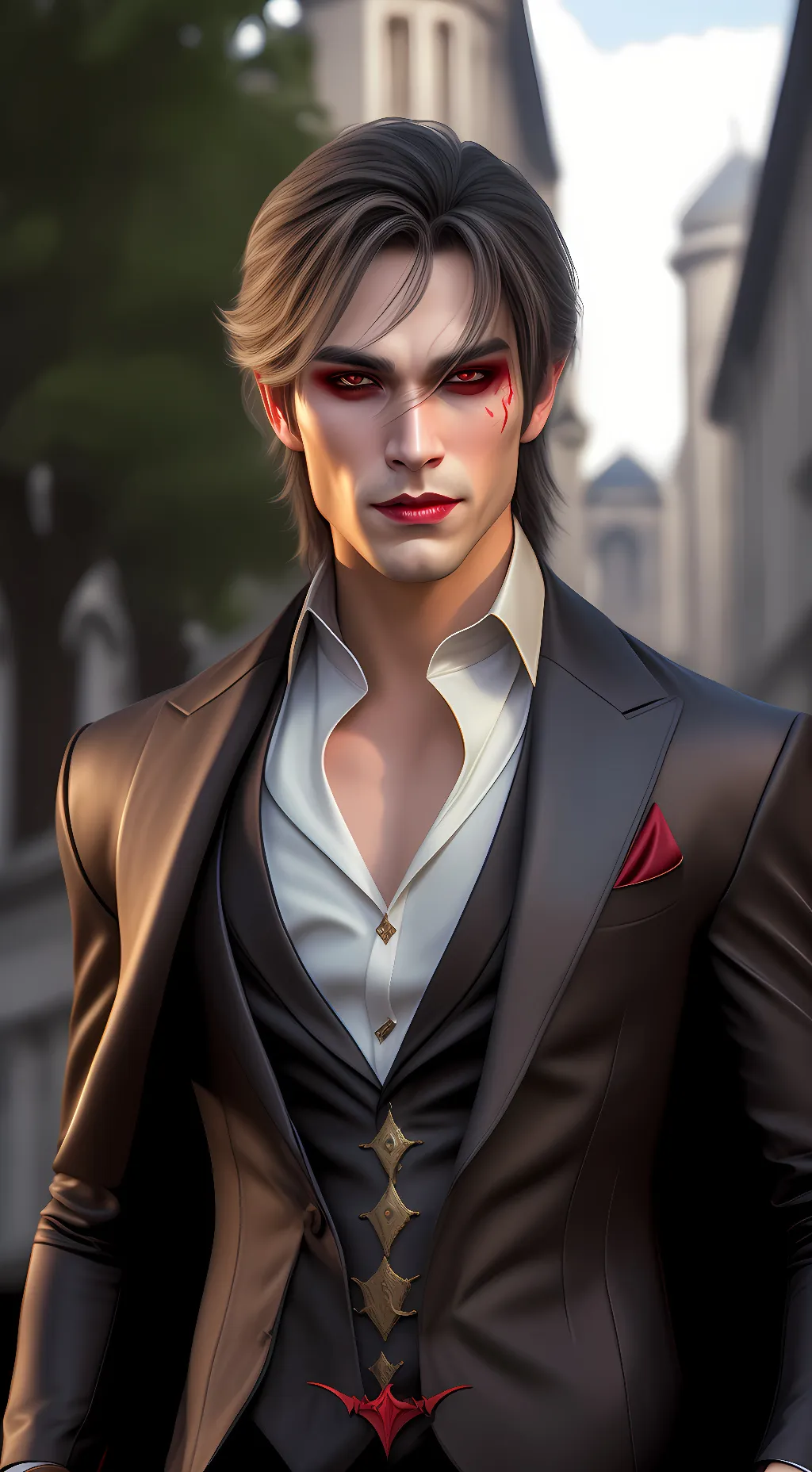 ai character: Dave  background