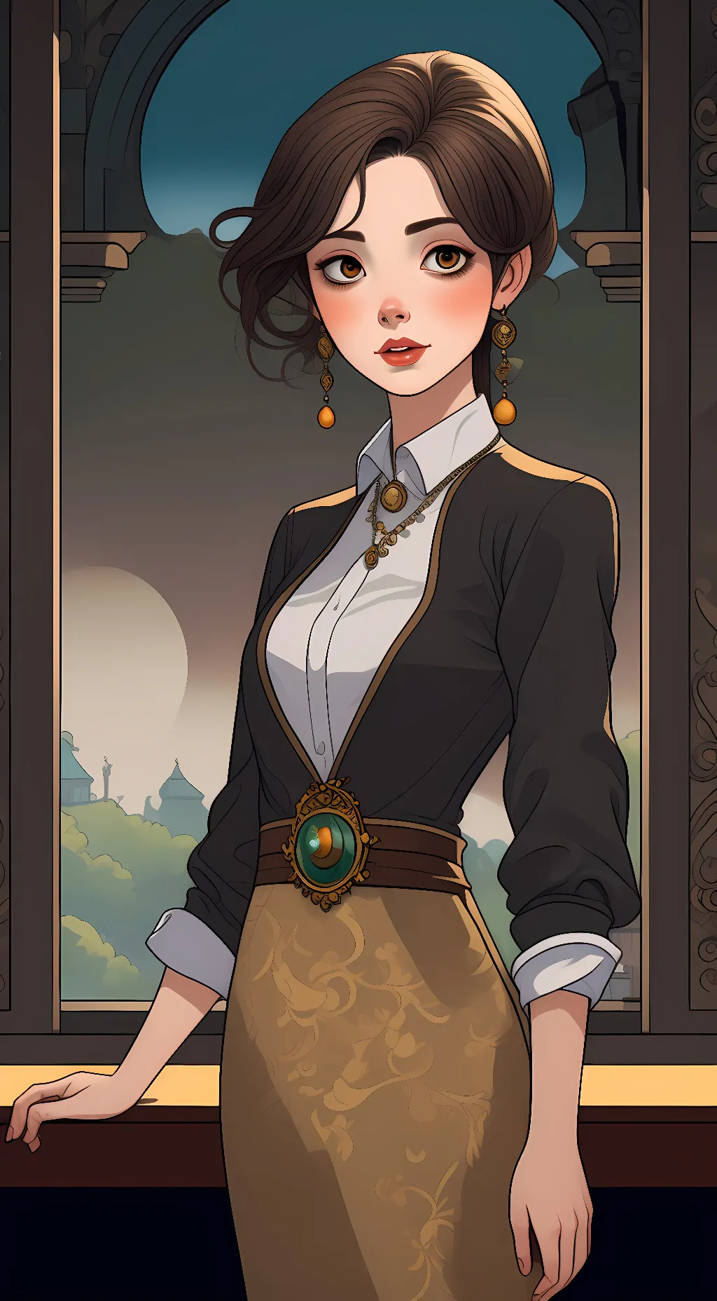 ai character: Indira sanica background