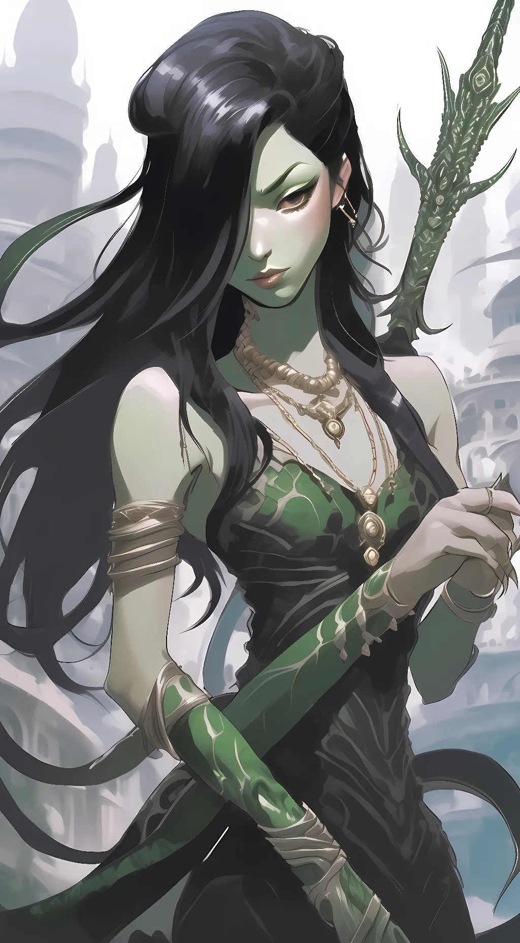 ai character: Najka scorpioness background