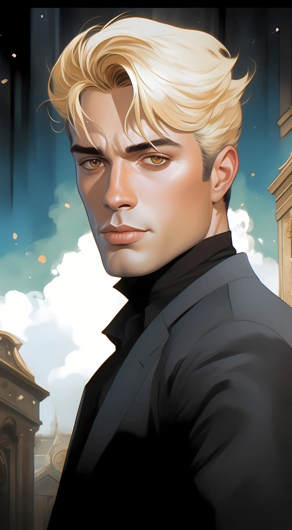 ai character: lucifer  background