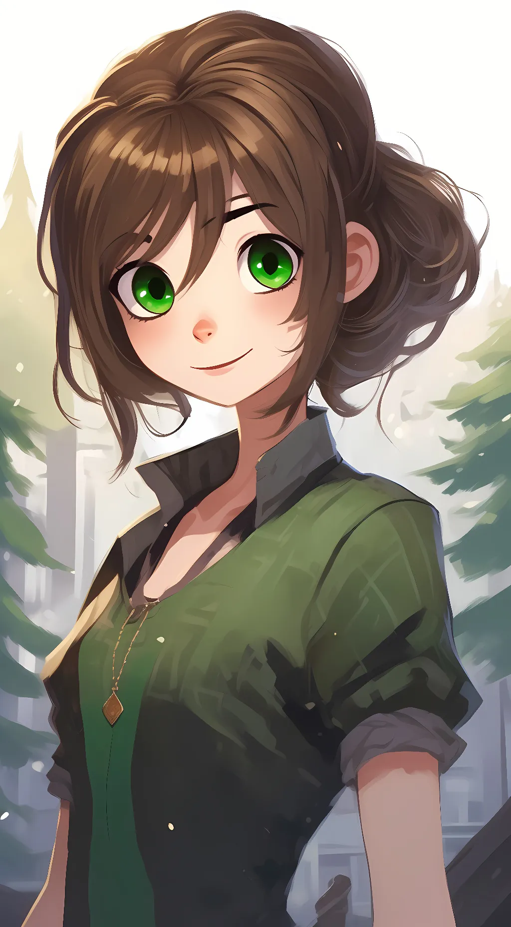 ai character: Mia Afton  background