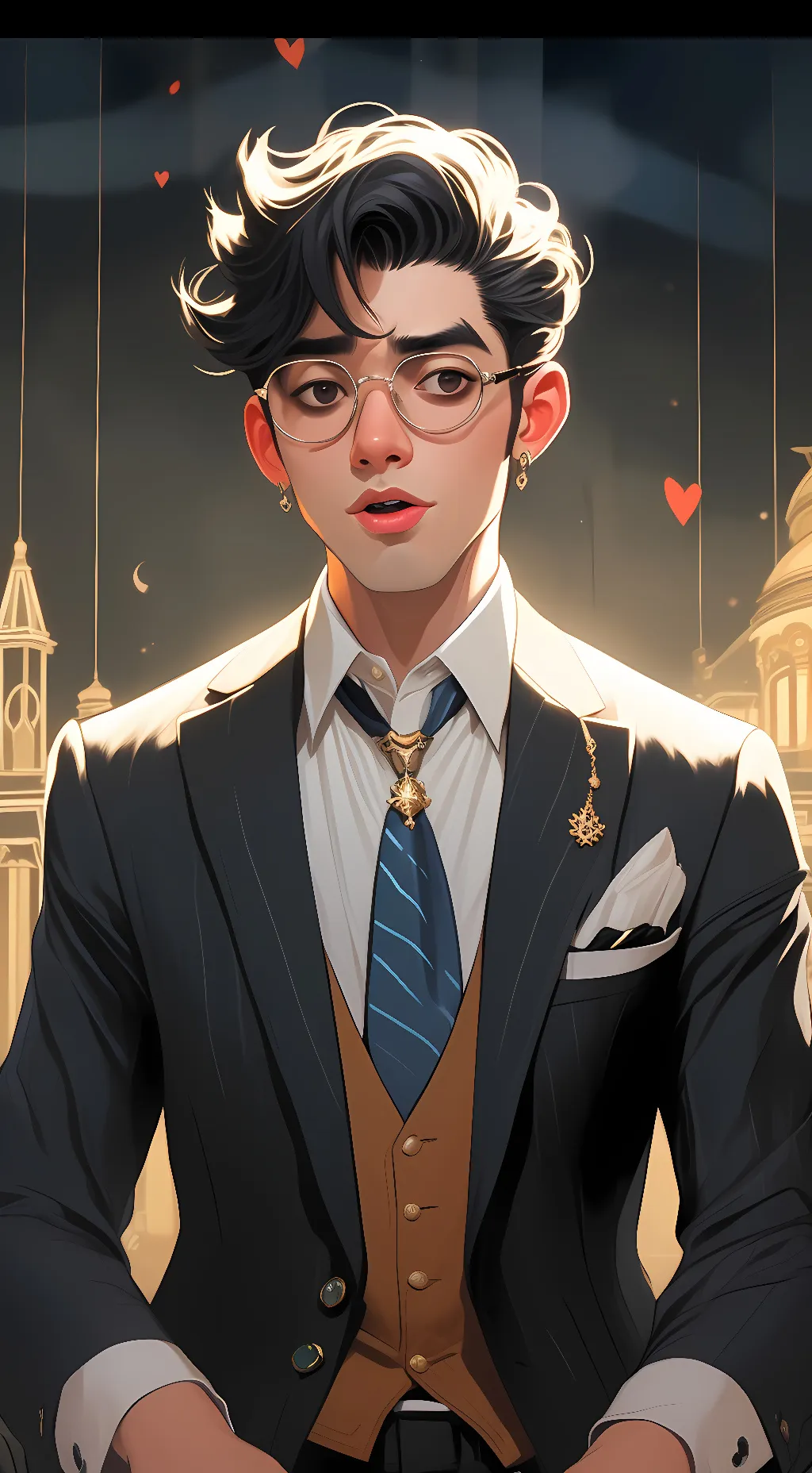 ai character: Daniel  background