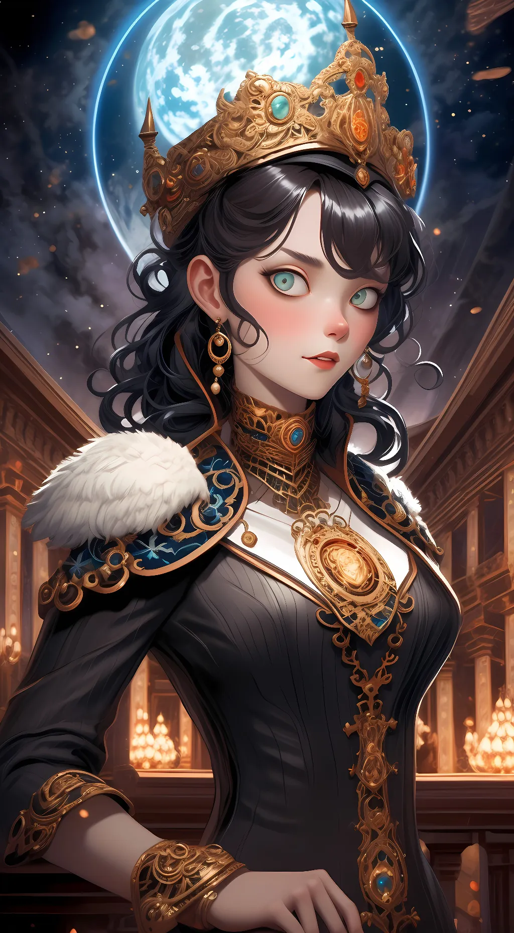ai character: Angel  background