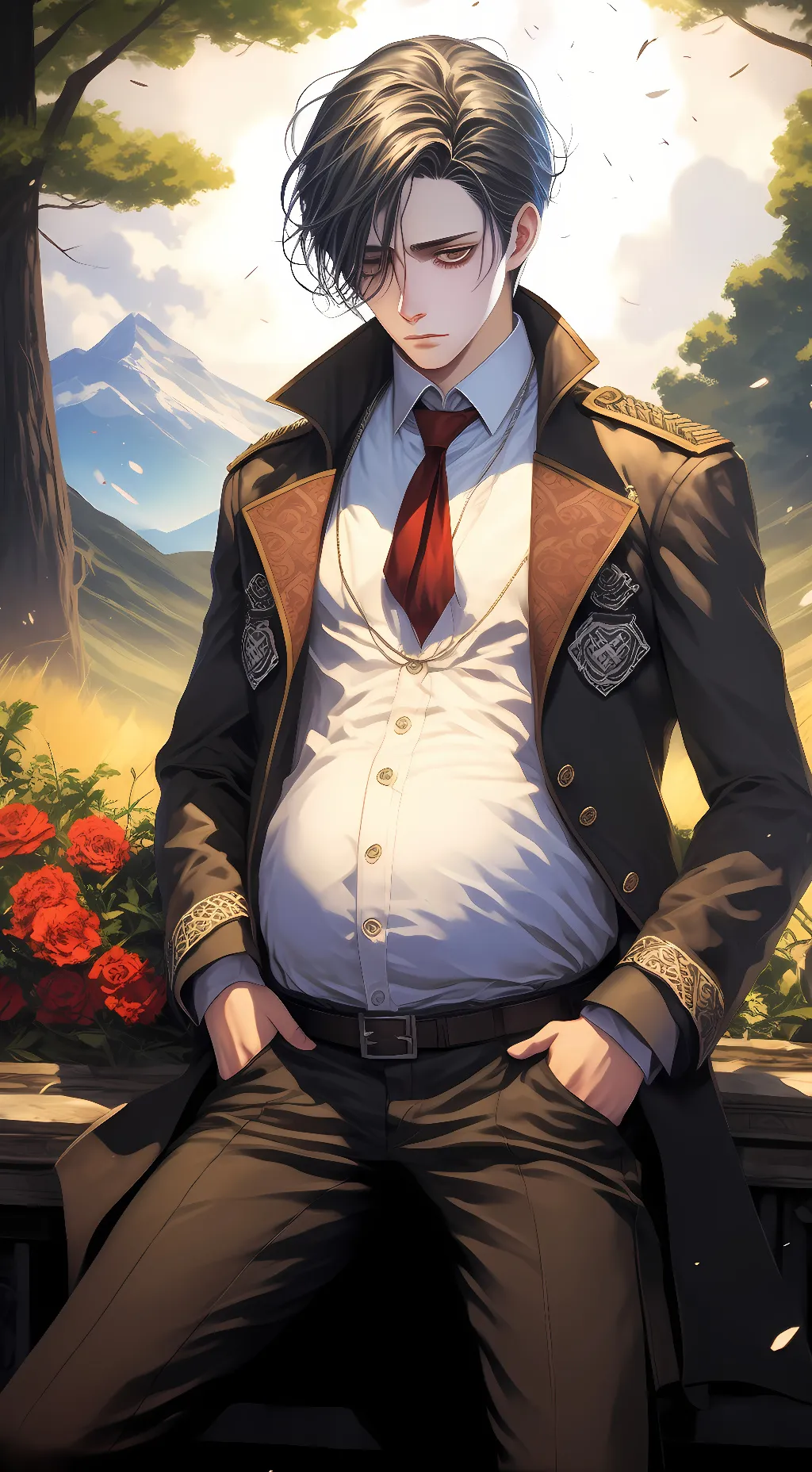 ai character: LEVI ACKERMAN background