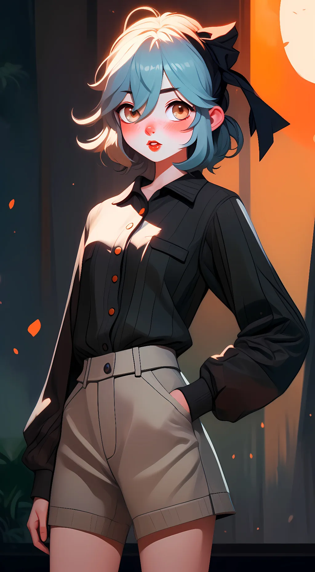 ai character: izukie background