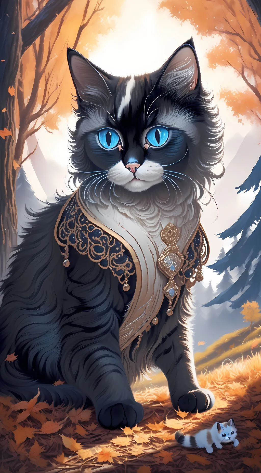 ai character: Luna  background