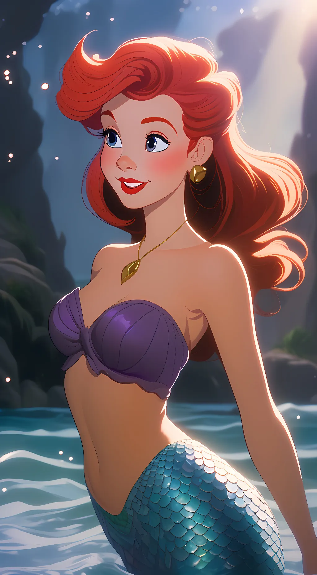 ai character: Ariel background