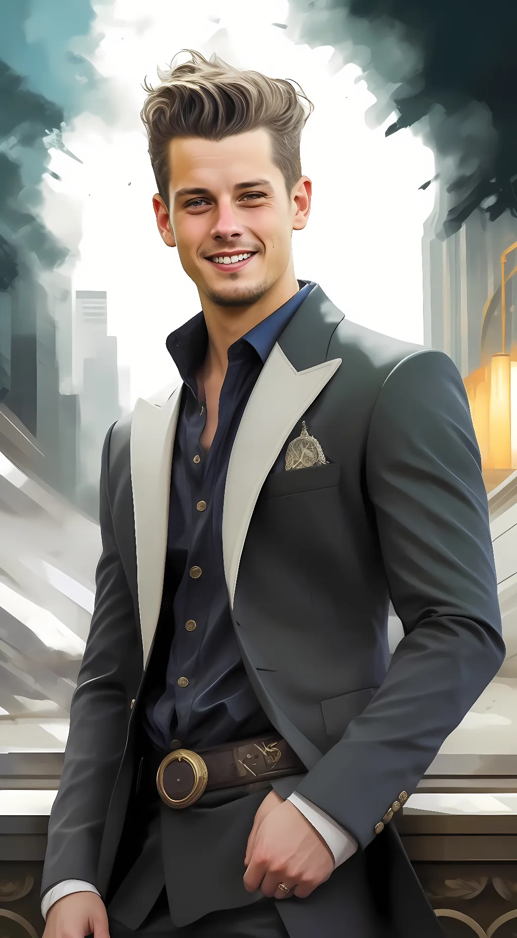ai character: David Hall background