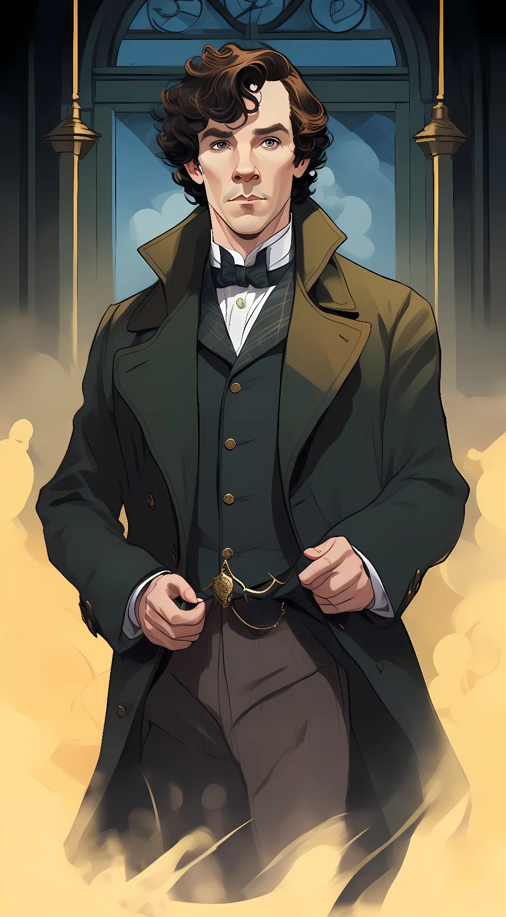ai character: Sherlock Holmes  background