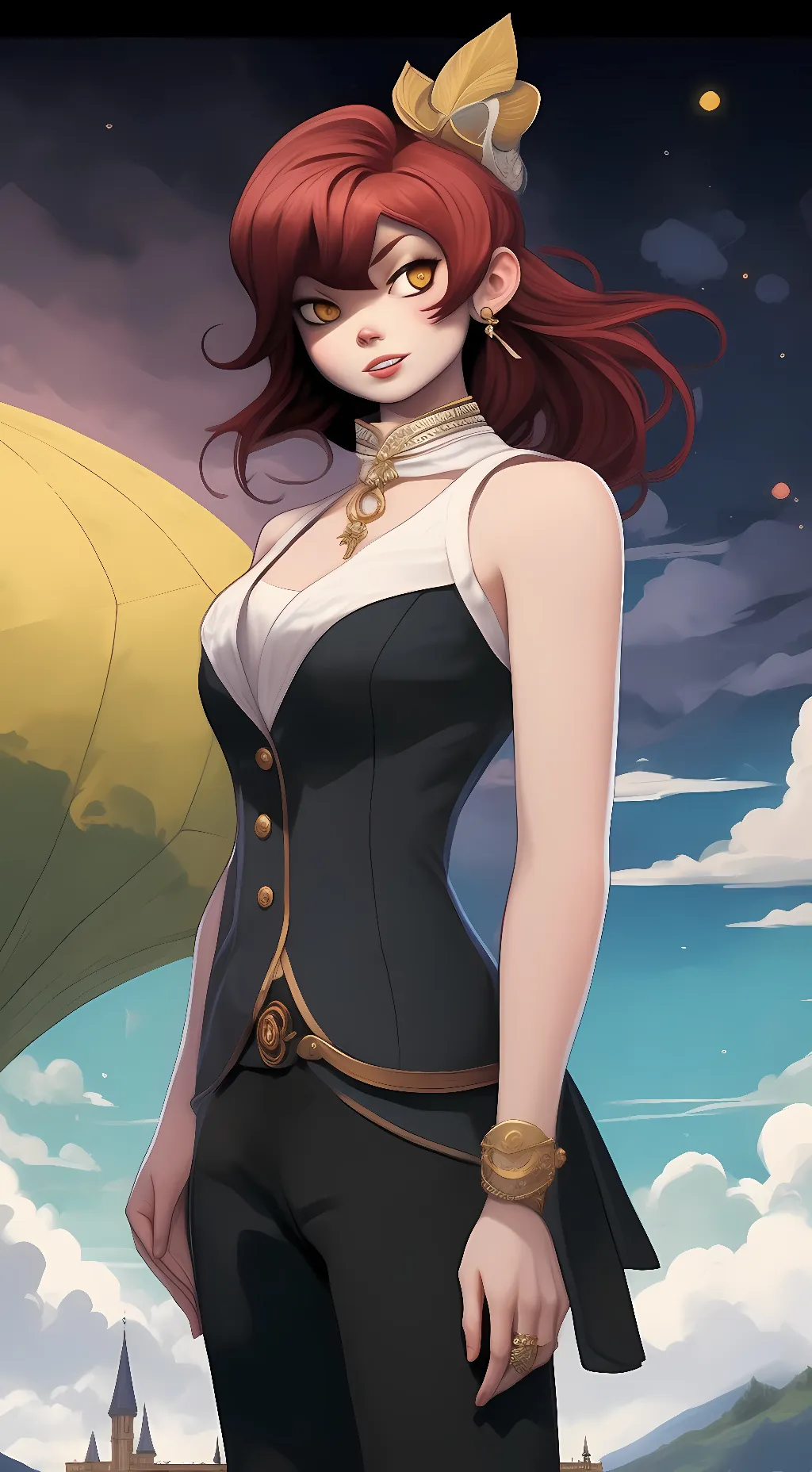 ai character: FNIA Foxy background
