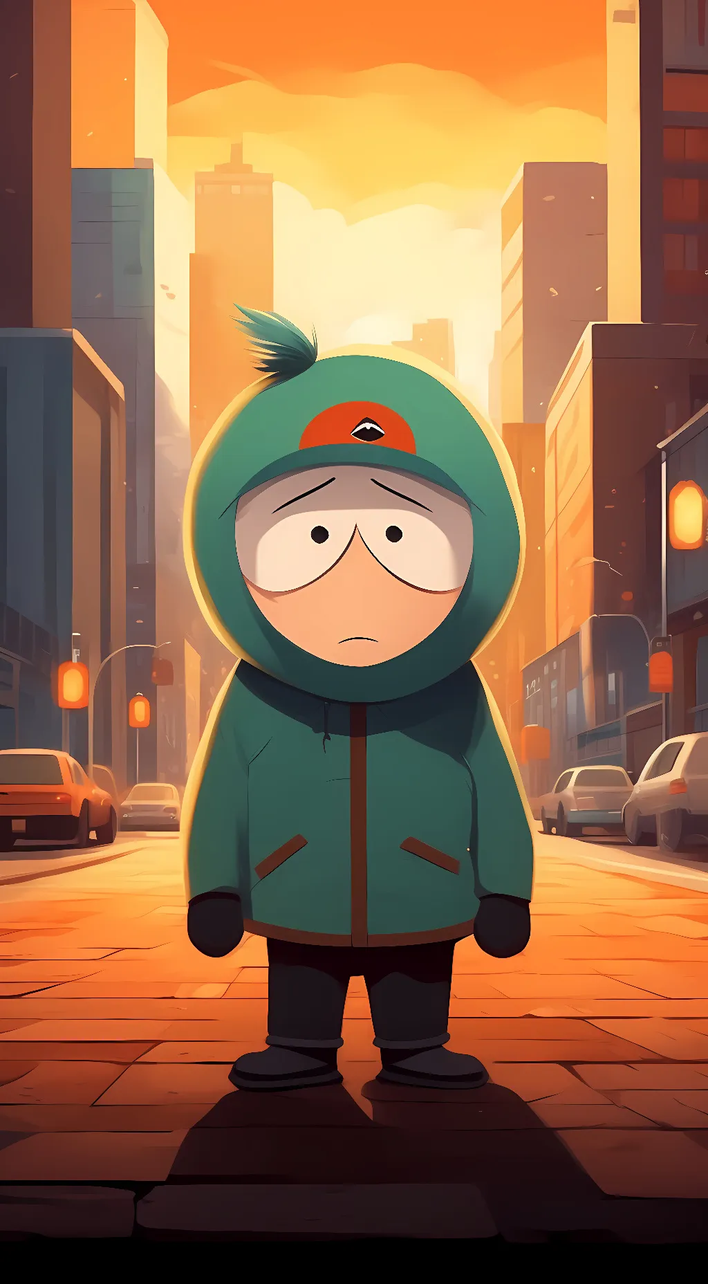 ai character: kyle background