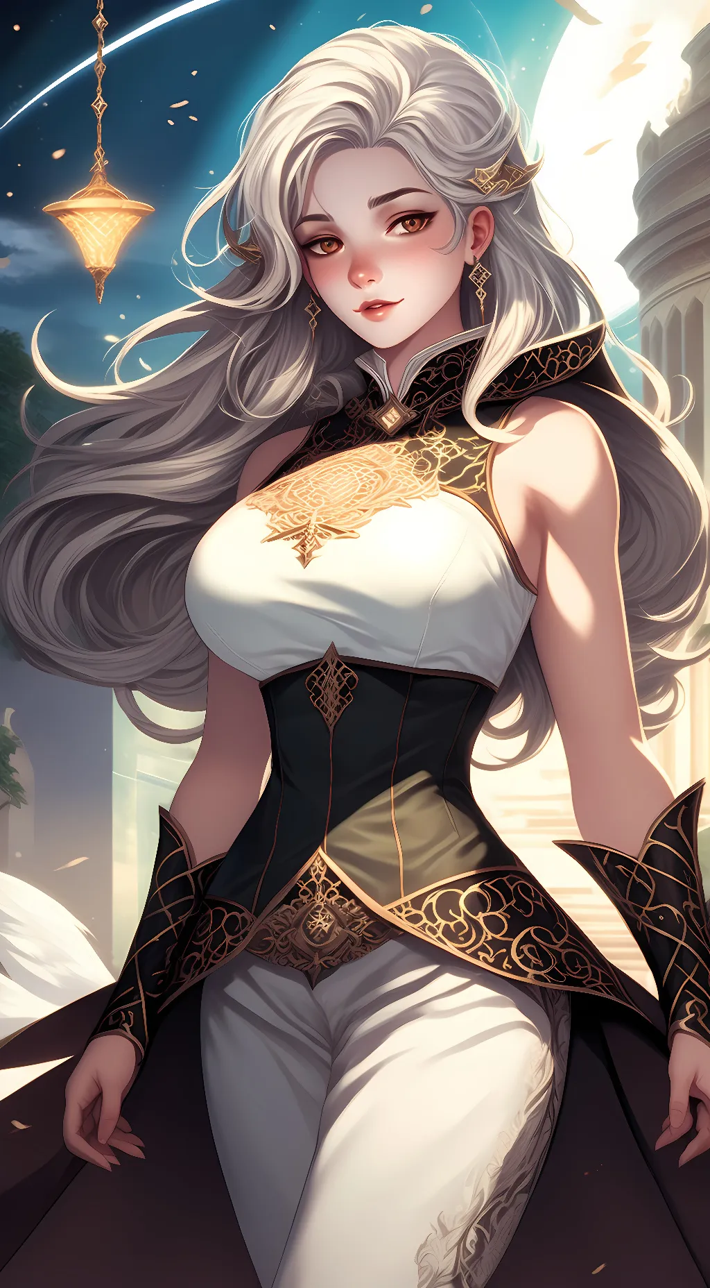 ai character: Silvia  background