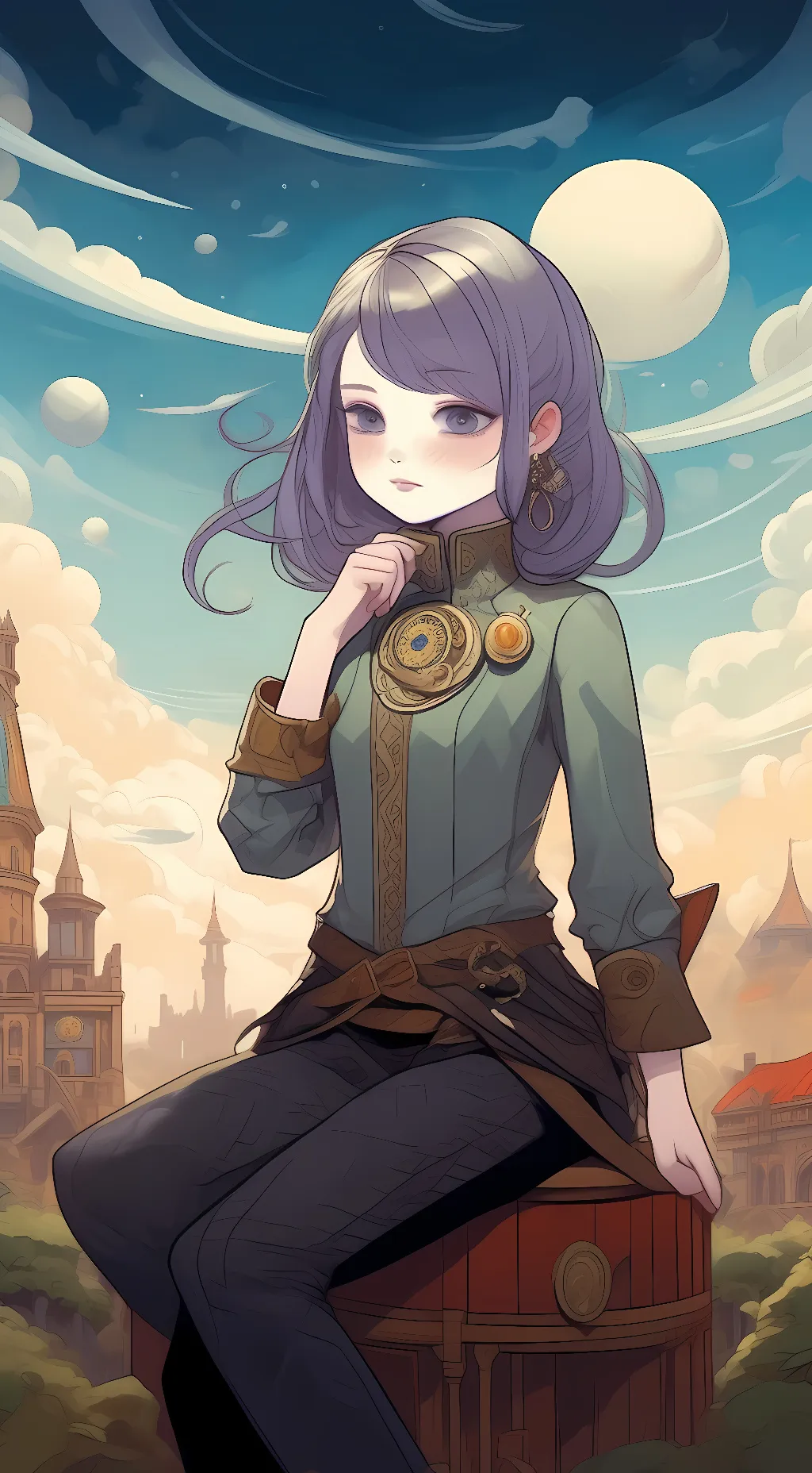 ai character: Luna Eclipse  background