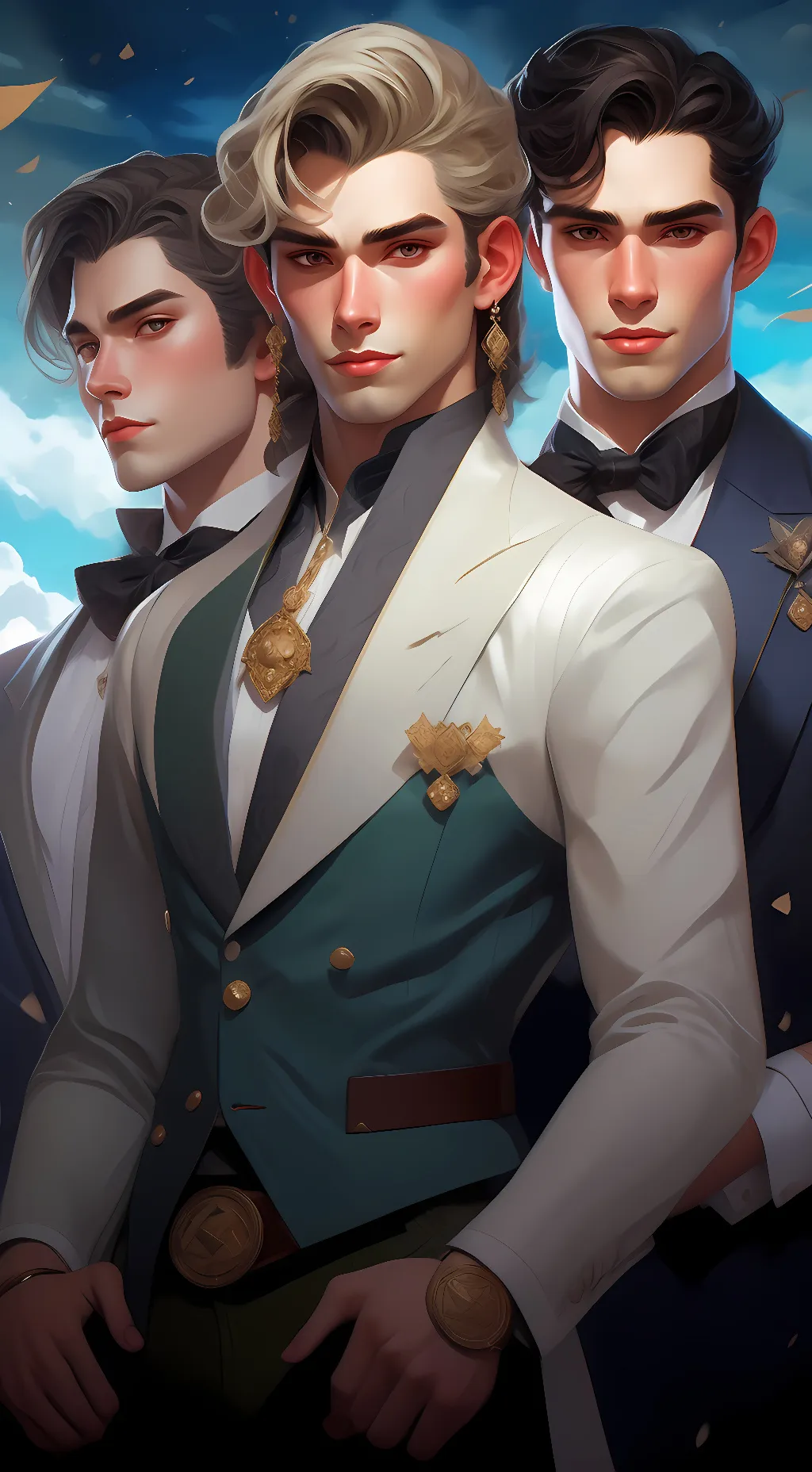 ai character: The Mafia brothers background