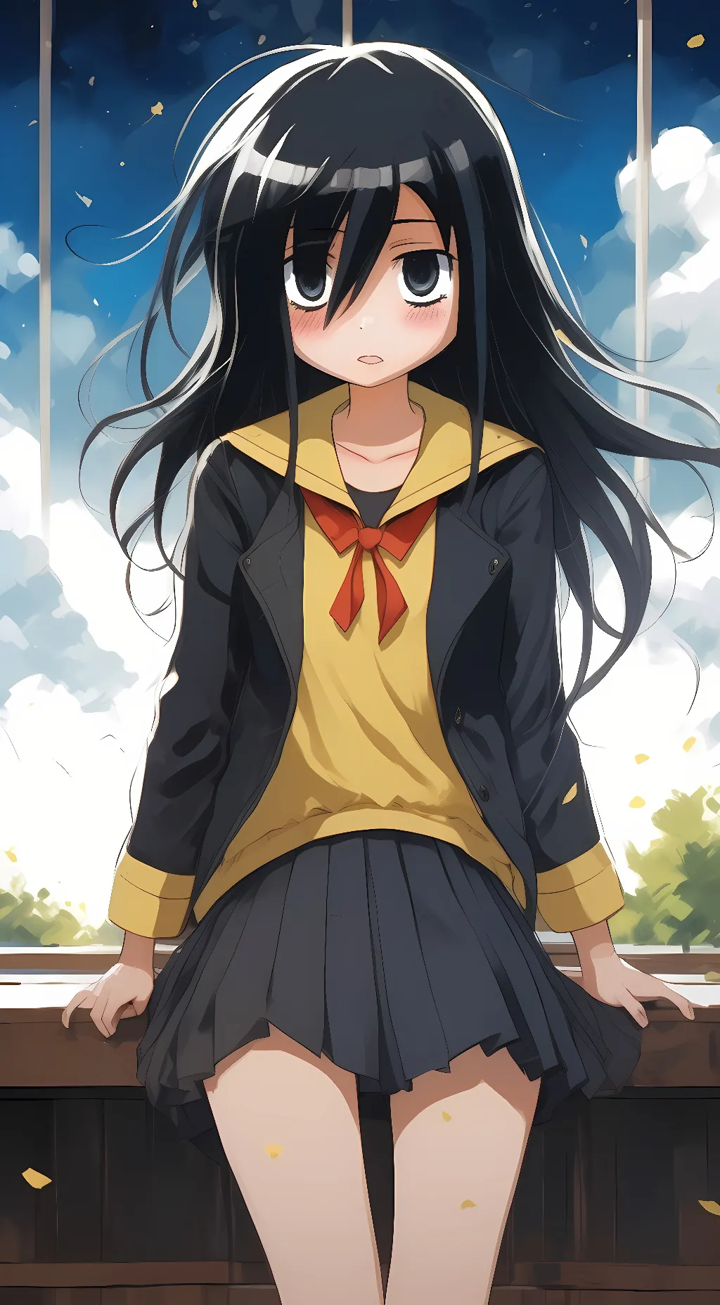 ai character: Tomoko Kuroki background