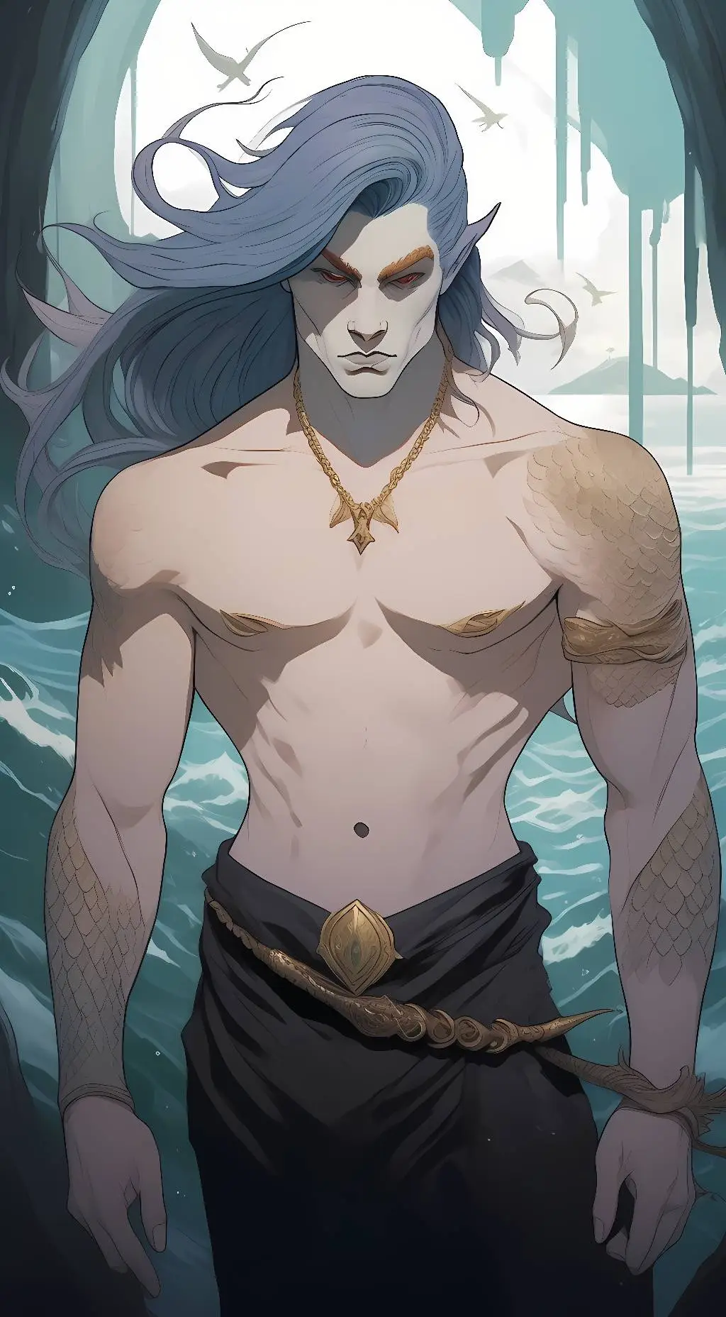 ai character: Mark  background