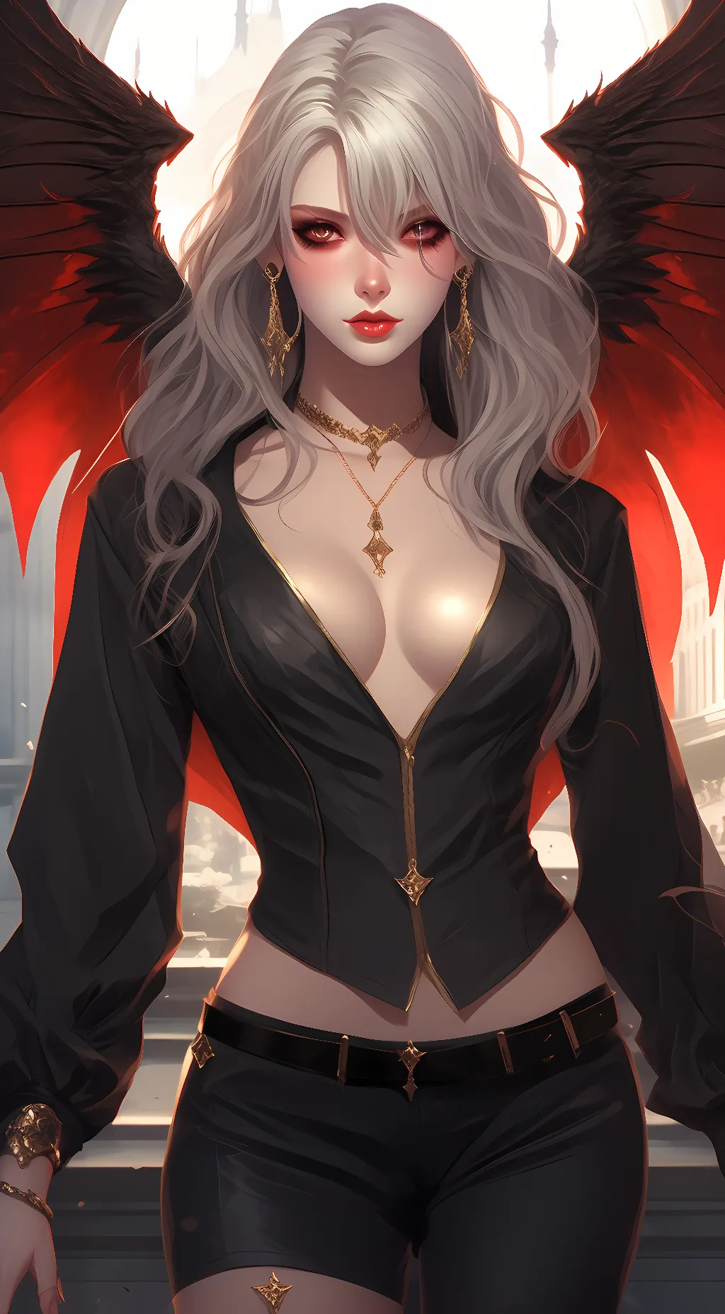 ai character: Lucifer background