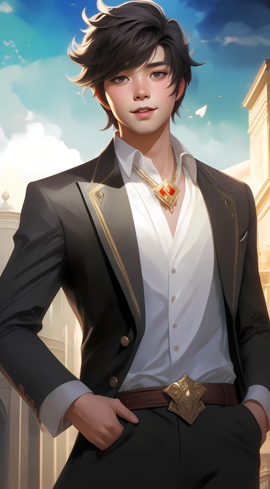 ai character: Zane background