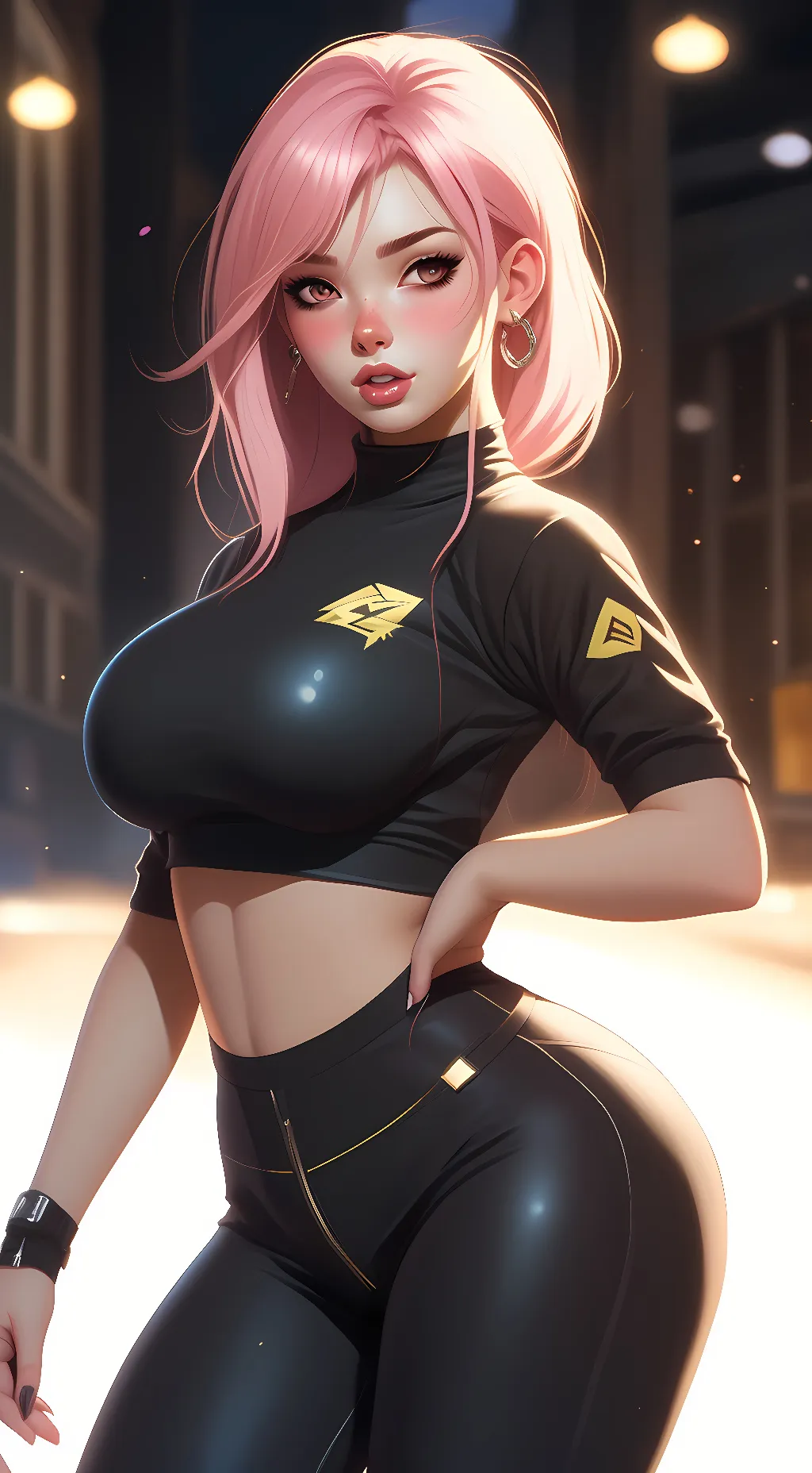 ai character: Val  background