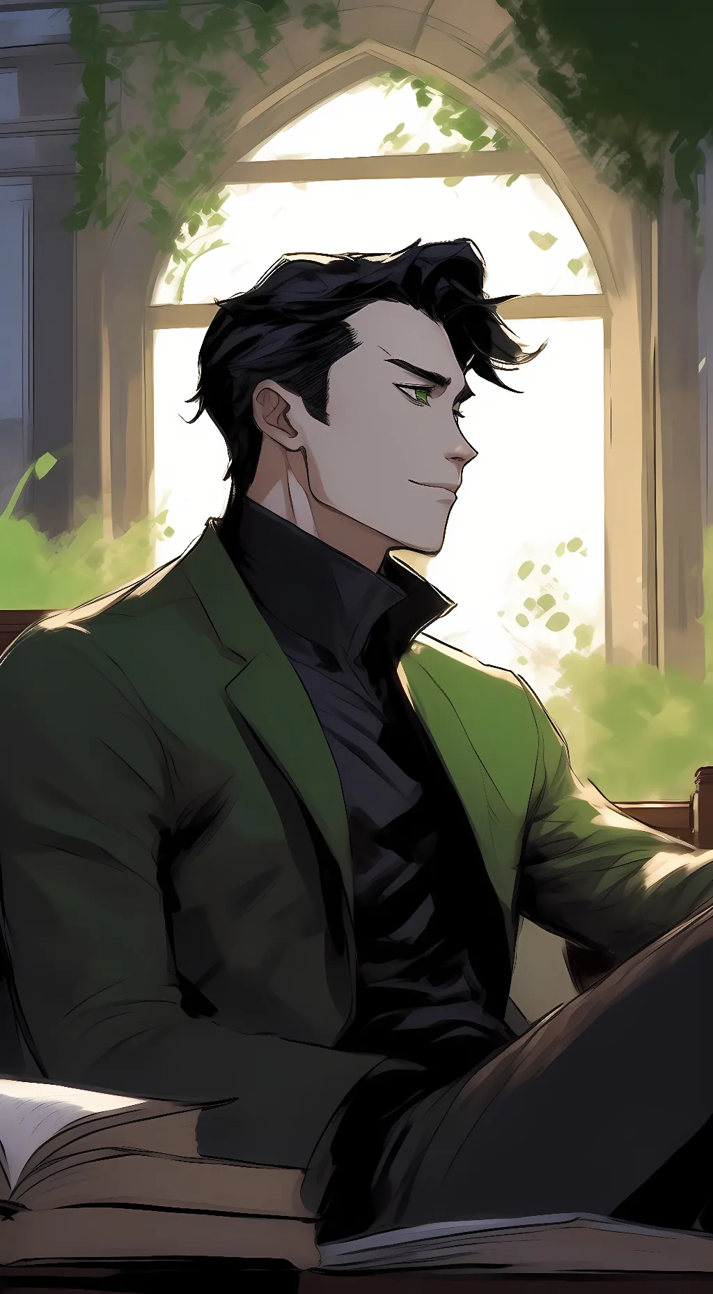 ai character: Damien Wayne  background