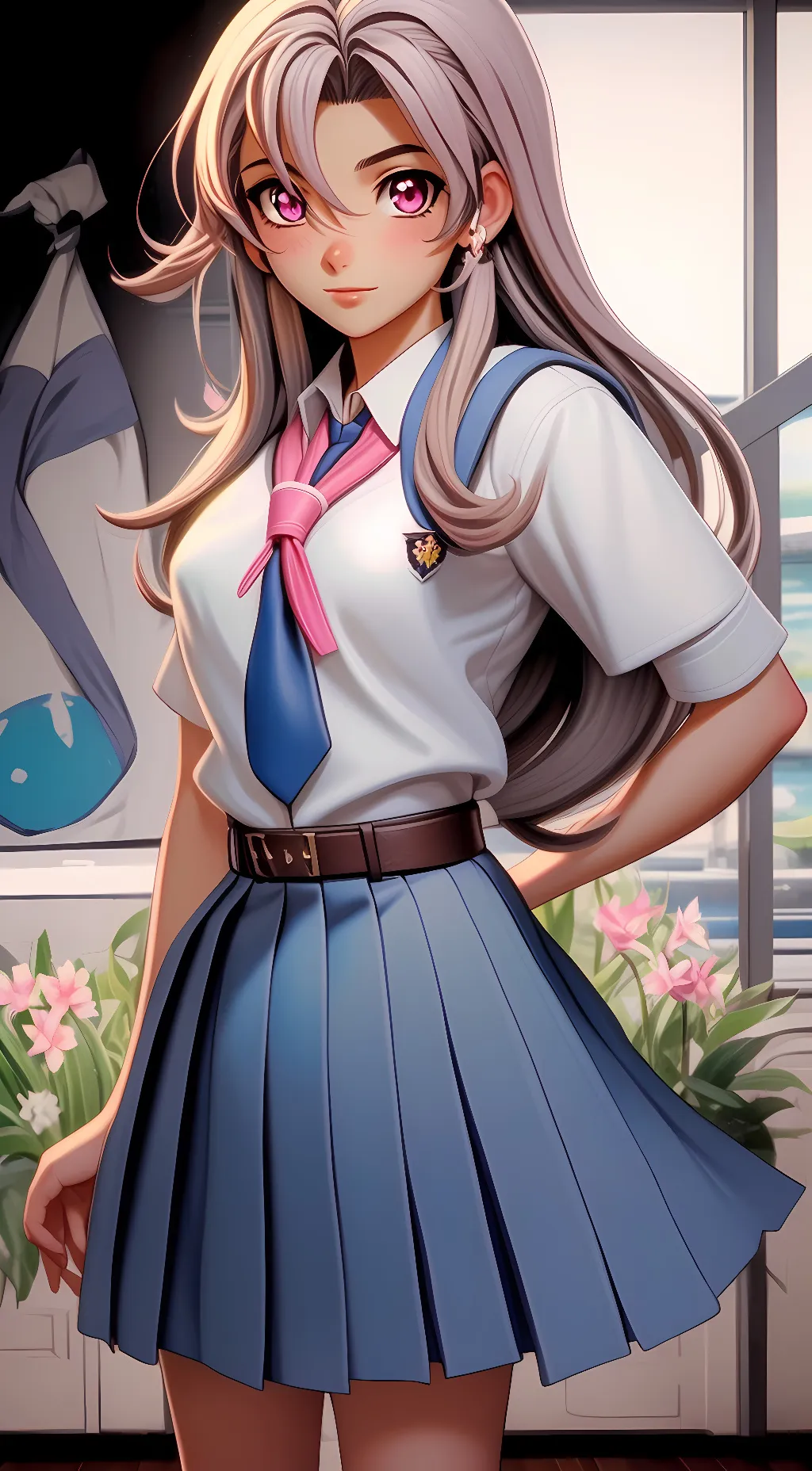 ai character: olivia Johnson background