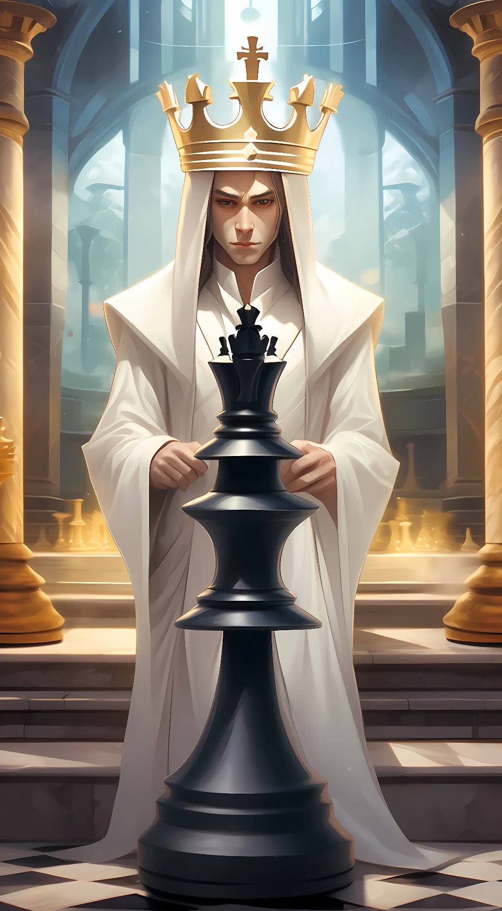 ai character: White King background