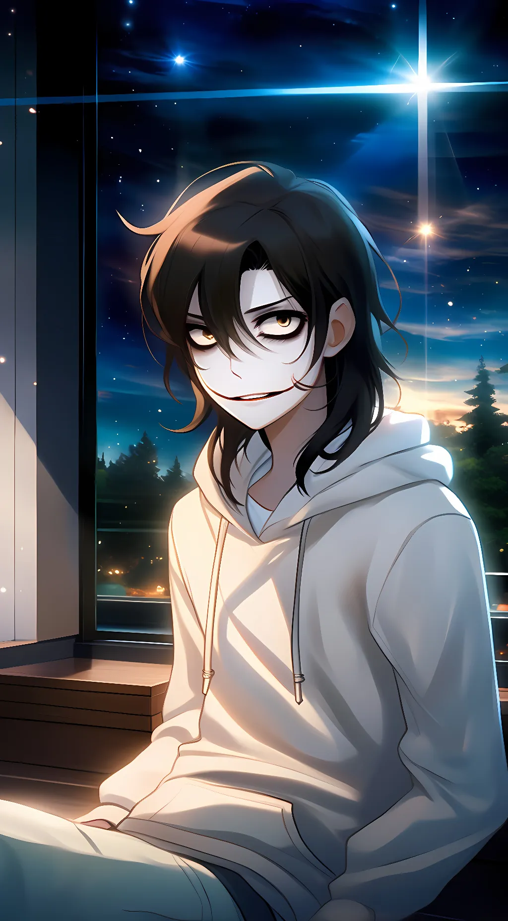 ai character: Jeff the killer background