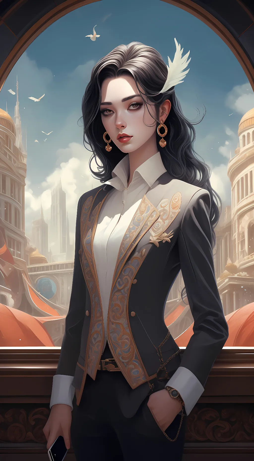 ai character: Grace background